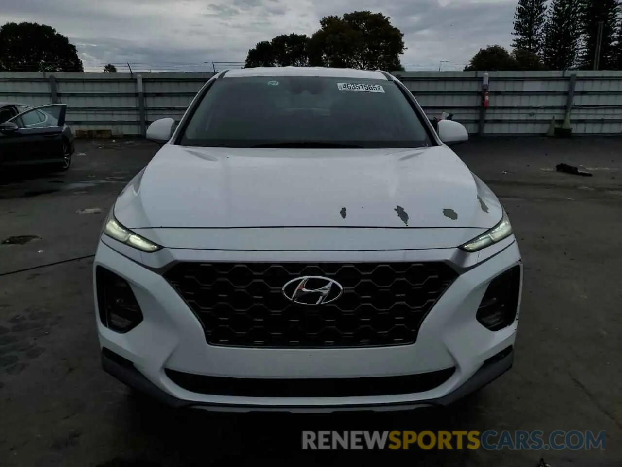 5 fotografías del automóvil dañado 5NMS23AD9KH039159 HYUNDAI SANTA FE 2019