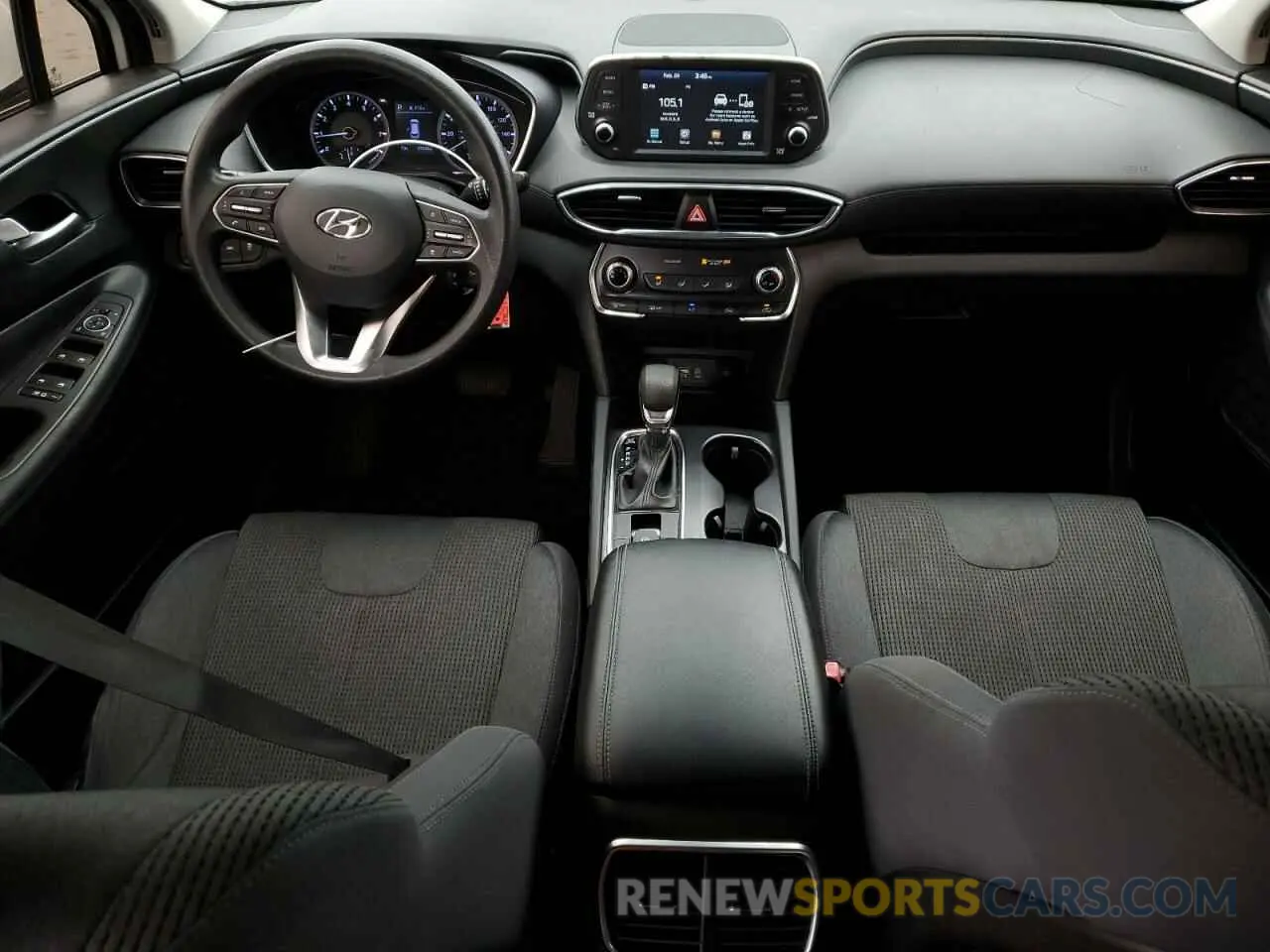 8 fotografías del automóvil dañado 5NMS23AD9KH039159 HYUNDAI SANTA FE 2019