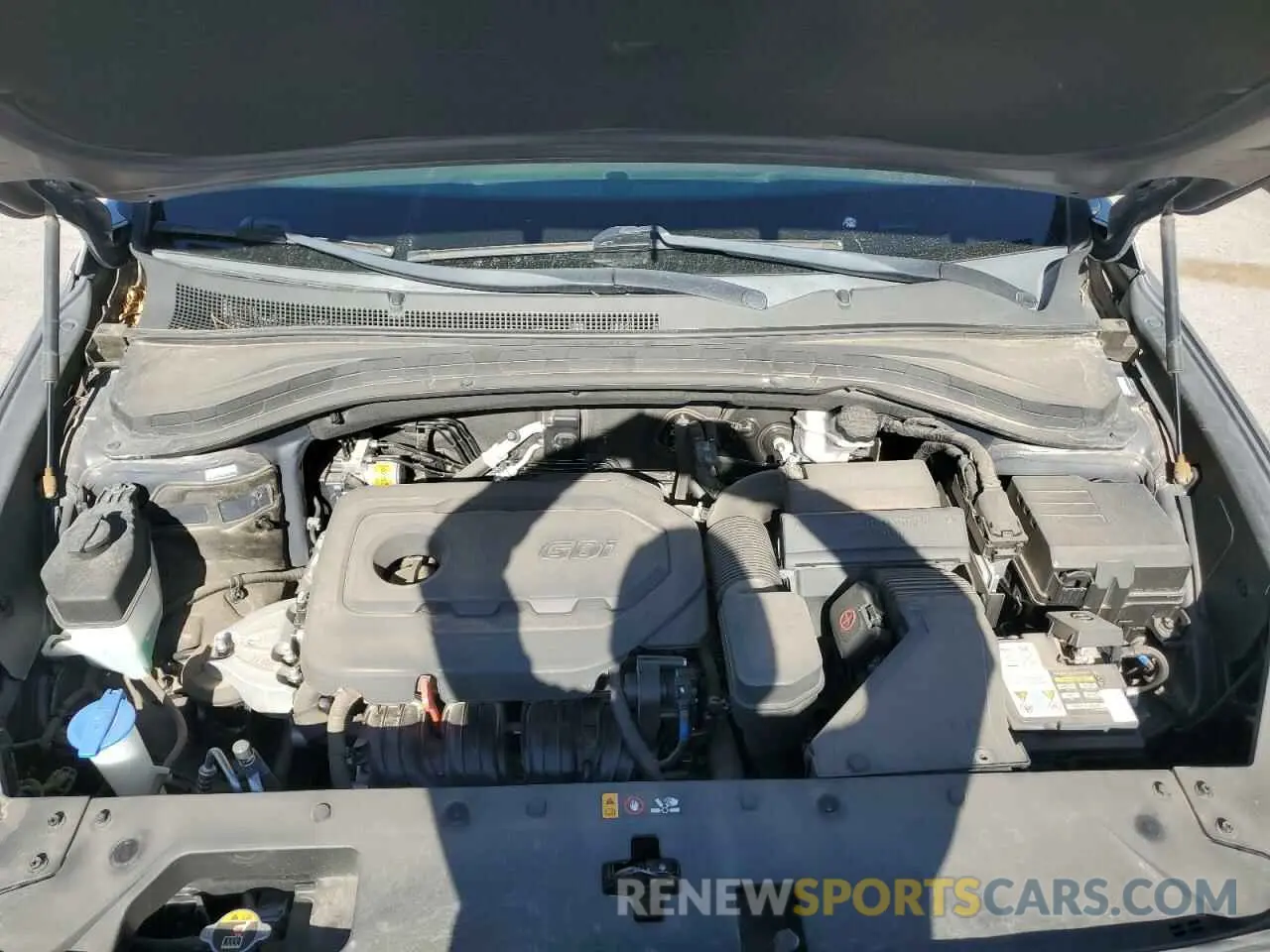 12 fotografías del automóvil dañado 5NMS23AD9KH043292 HYUNDAI SANTA FE 2019