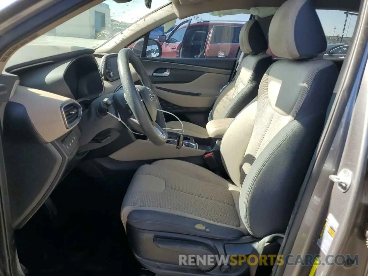 7 fotografías del automóvil dañado 5NMS23AD9KH043292 HYUNDAI SANTA FE 2019