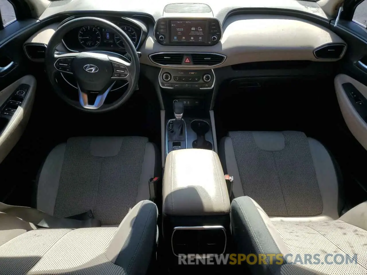 8 fotografías del automóvil dañado 5NMS23AD9KH043292 HYUNDAI SANTA FE 2019