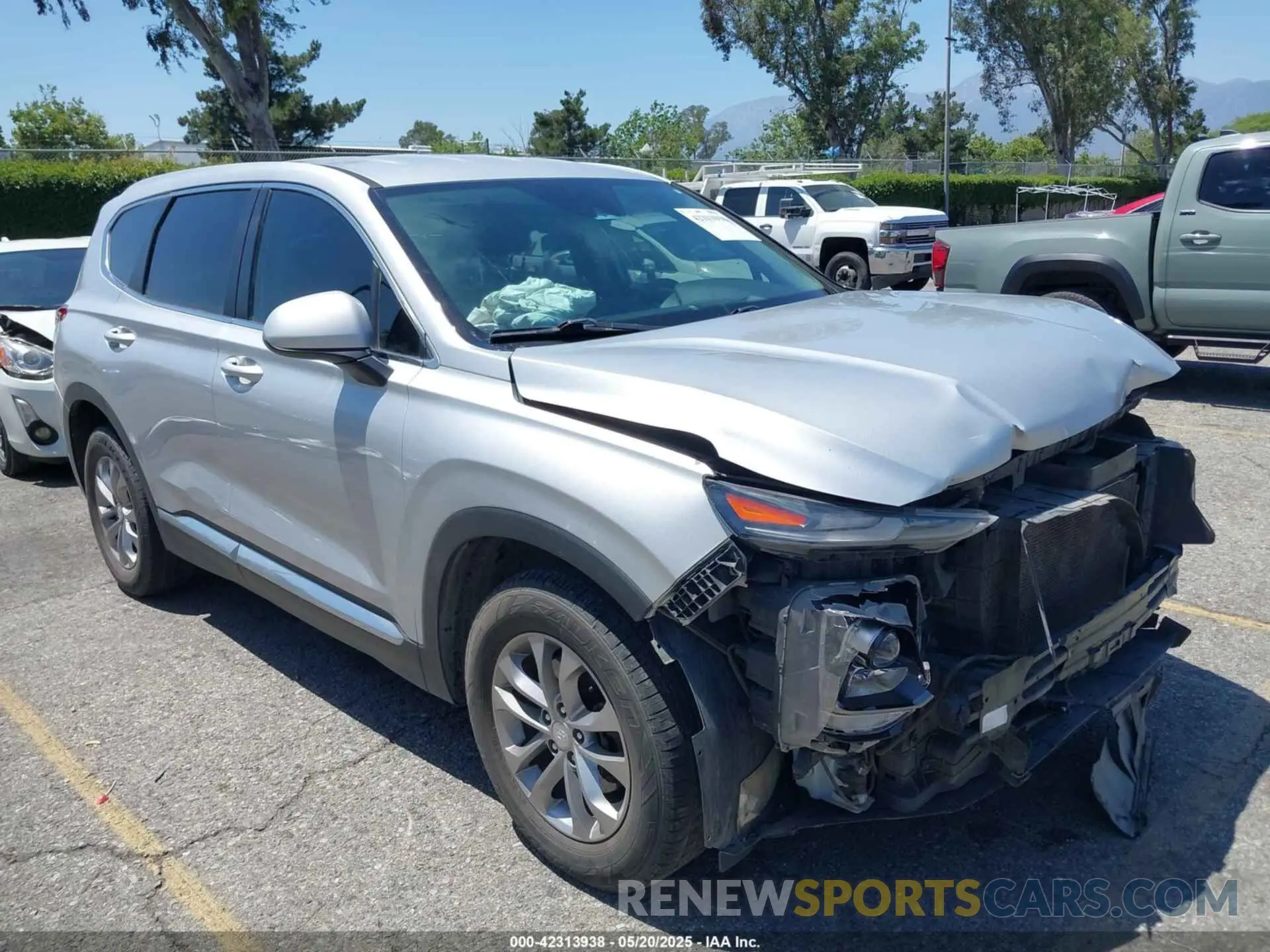 1 fotografías del automóvil dañado 5NMS23ADXKH000872 HYUNDAI SANTA FE 2019