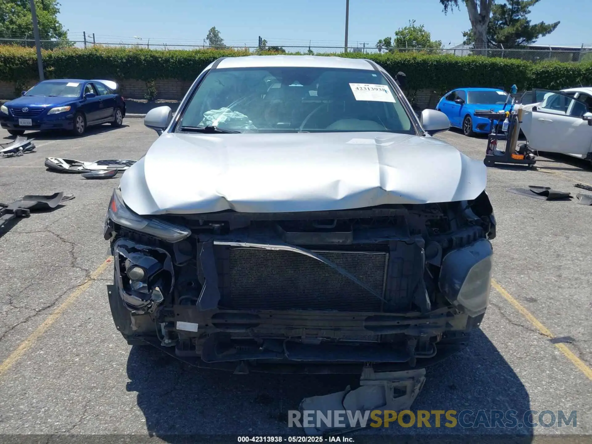 13 fotografías del automóvil dañado 5NMS23ADXKH000872 HYUNDAI SANTA FE 2019