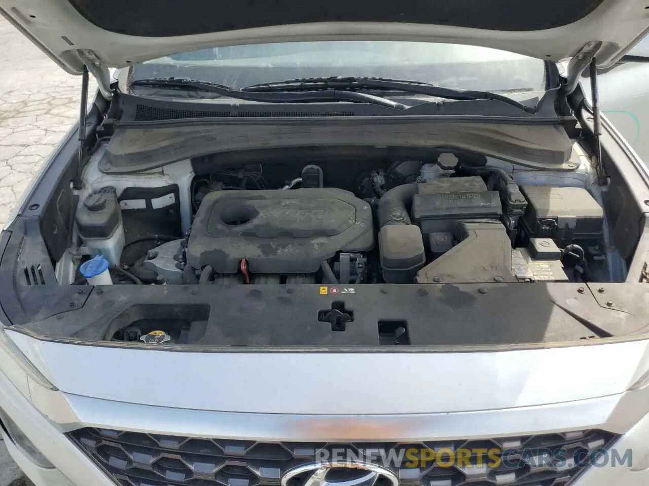12 fotografías del automóvil dañado 5NMS23ADXKH016781 HYUNDAI SANTA FE 2019