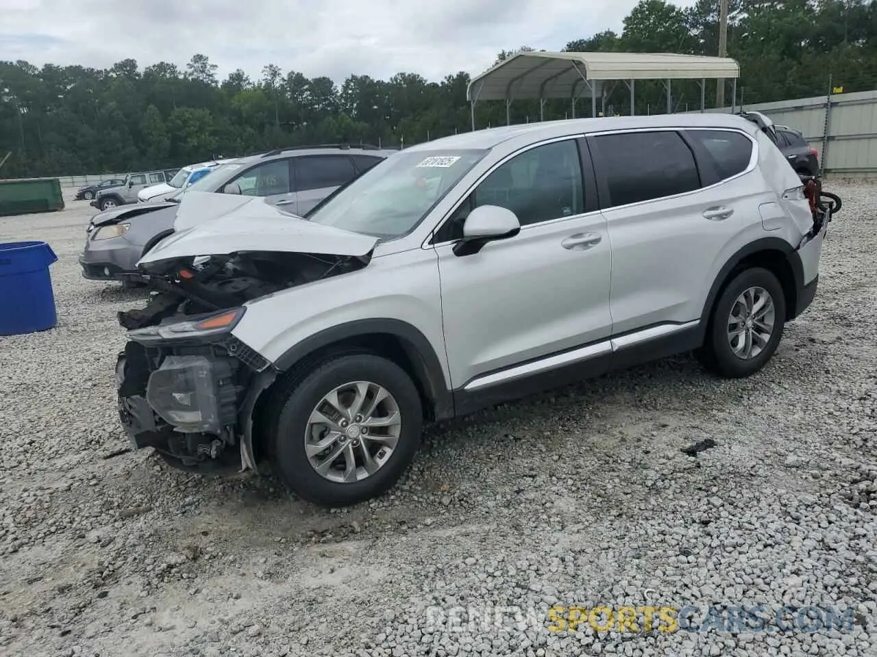 1 fotografías del automóvil dañado 5NMS23ADXKH108392 HYUNDAI SANTA FE 2019