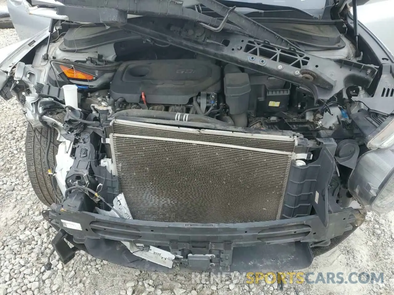 11 fotografías del automóvil dañado 5NMS23ADXKH108392 HYUNDAI SANTA FE 2019