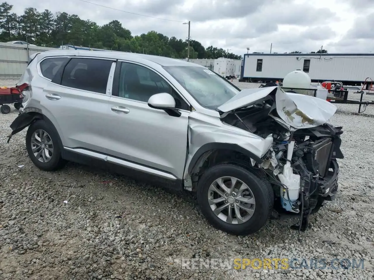 4 fotografías del automóvil dañado 5NMS23ADXKH108392 HYUNDAI SANTA FE 2019