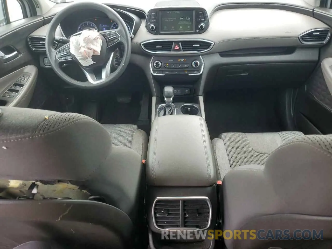 8 fotografías del automóvil dañado 5NMS23ADXKH108392 HYUNDAI SANTA FE 2019