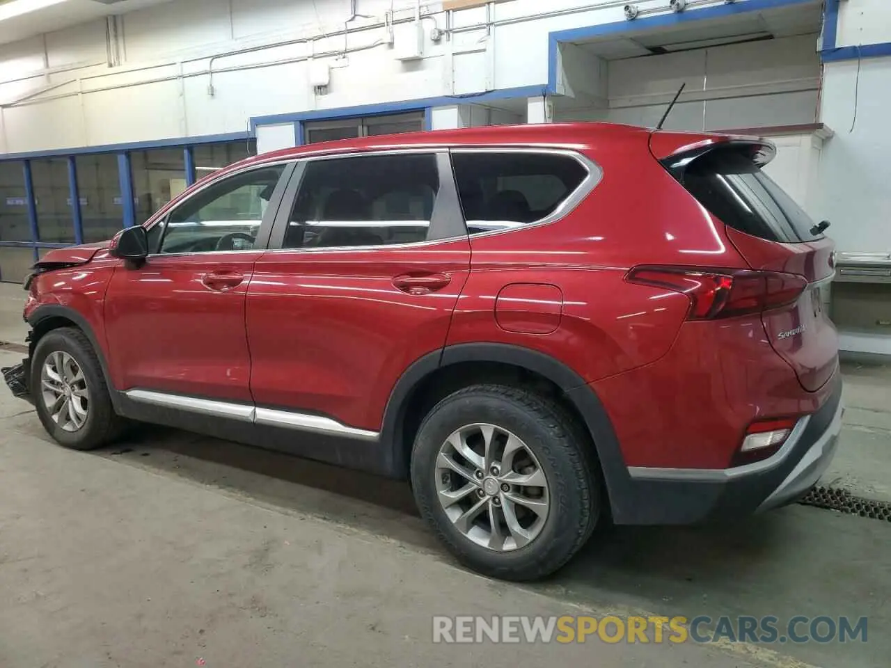 2 fotografías del automóvil dañado 5NMS2CAD0KH041561 HYUNDAI SANTA FE 2019