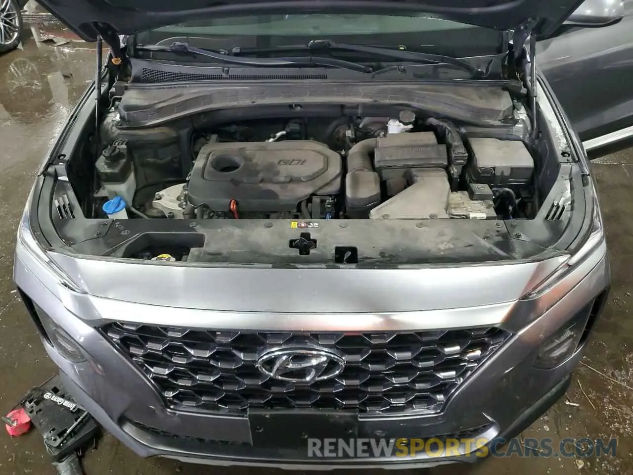 12 fotografías del automóvil dañado 5NMS2CAD0KH072115 HYUNDAI SANTA FE 2019