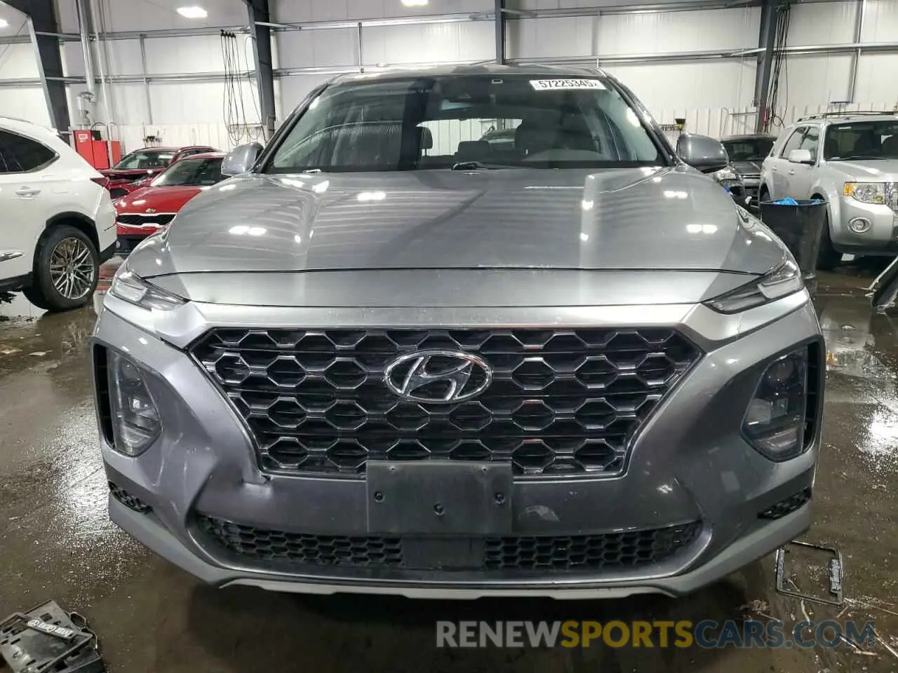 5 fotografías del automóvil dañado 5NMS2CAD0KH072115 HYUNDAI SANTA FE 2019