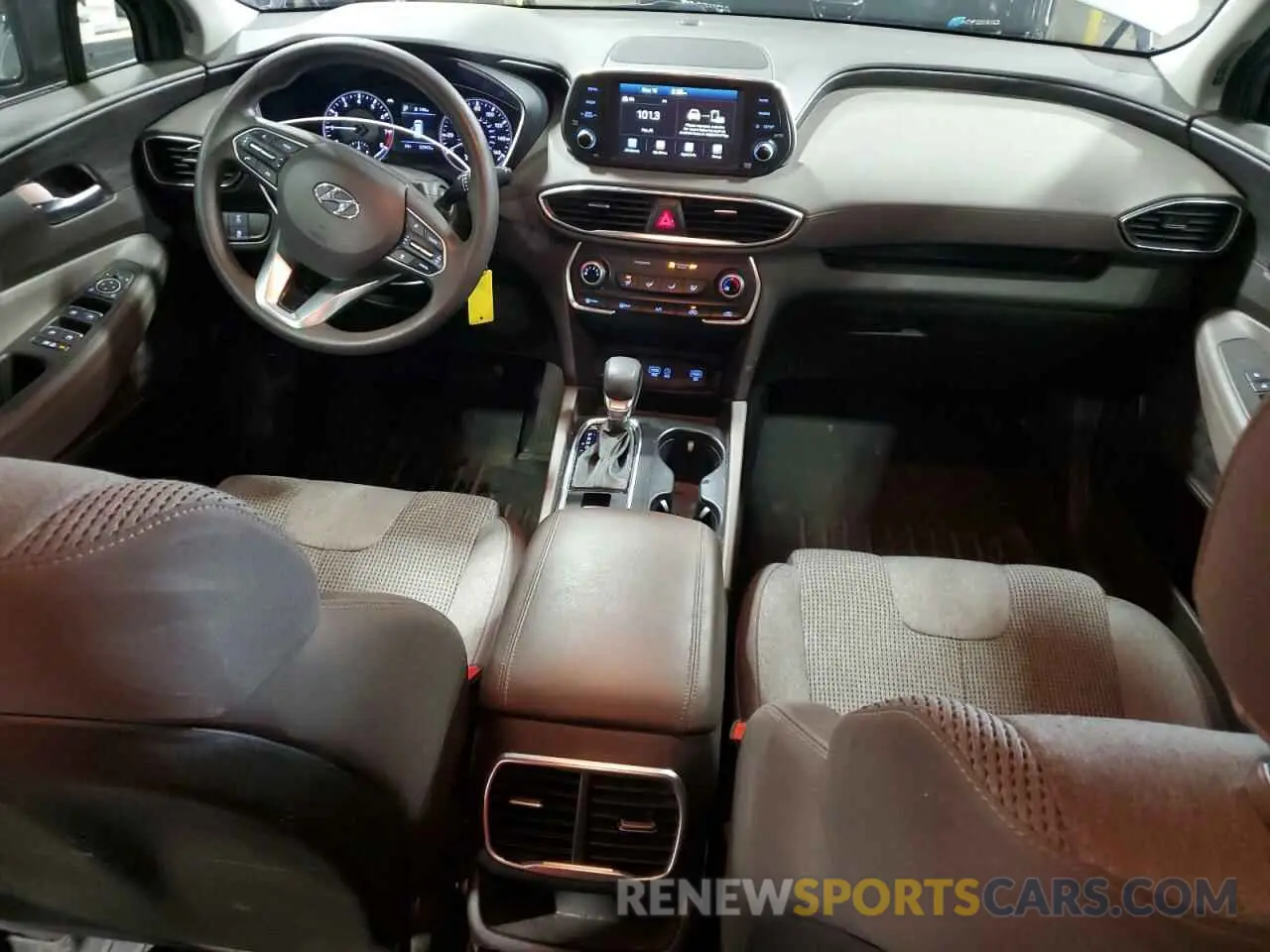 8 fotografías del automóvil dañado 5NMS2CAD0KH072115 HYUNDAI SANTA FE 2019