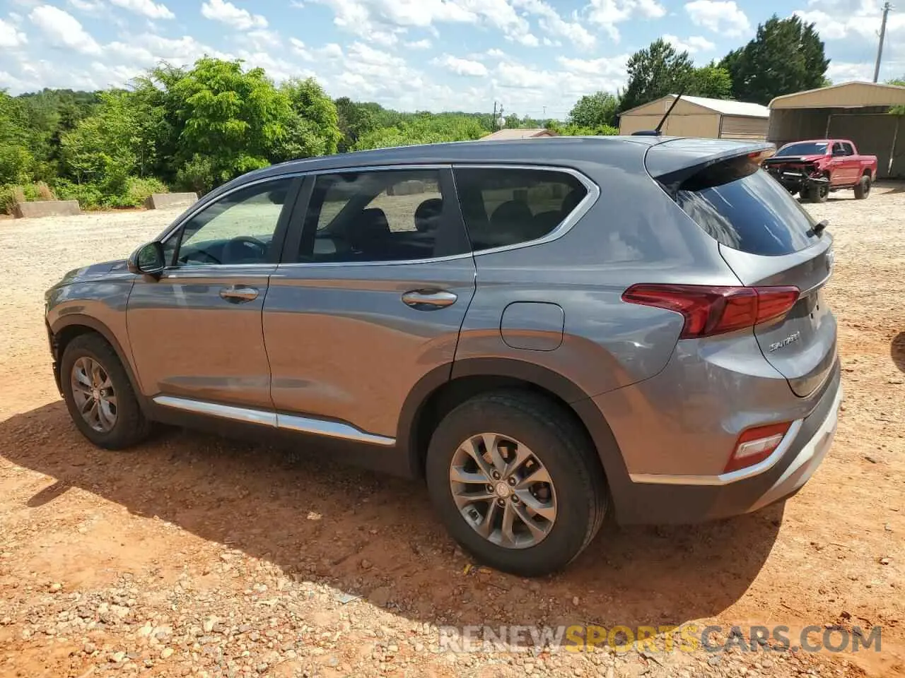2 fotografías del automóvil dañado 5NMS2CAD0KH085480 HYUNDAI SANTA FE 2019