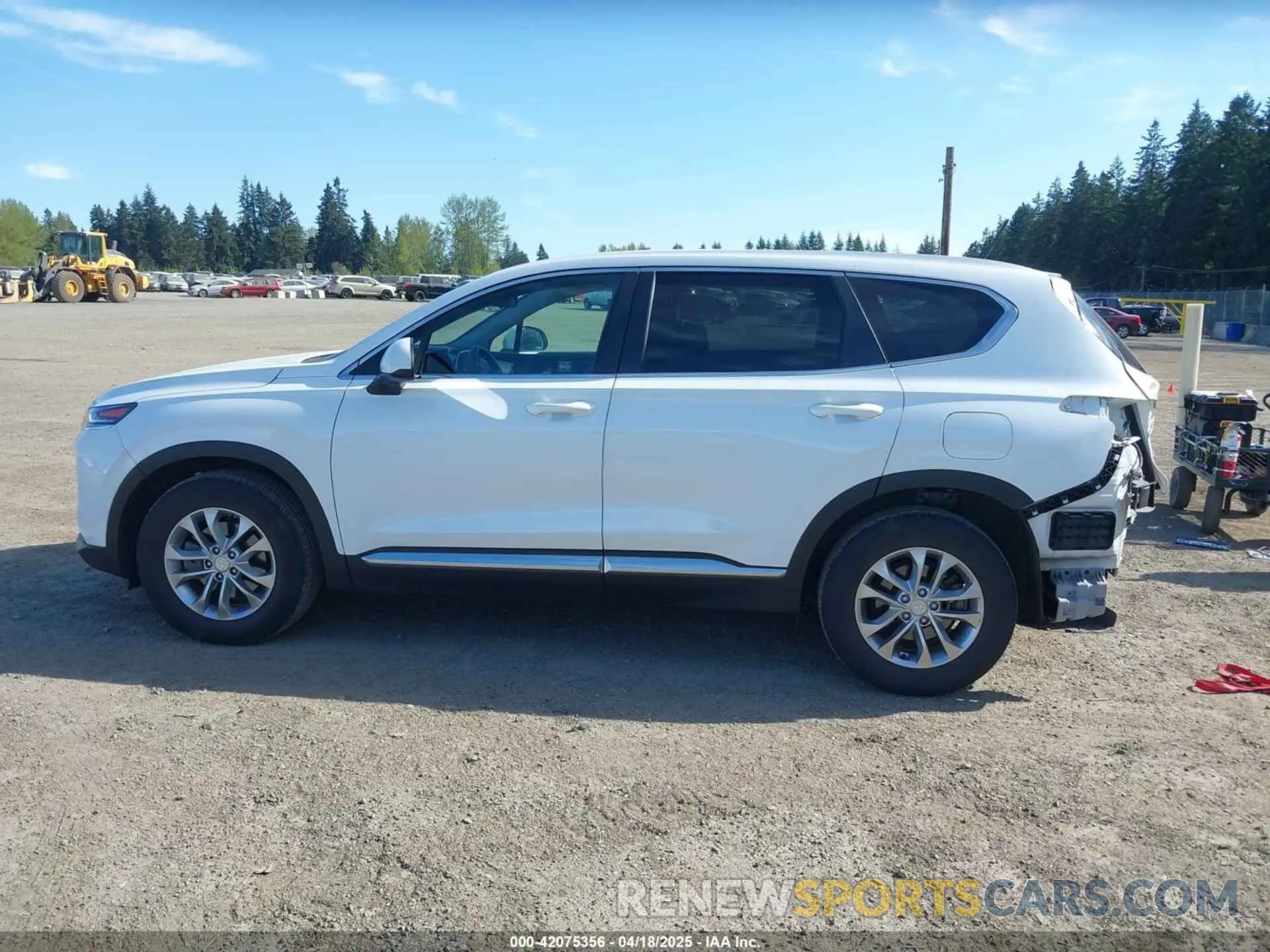 15 fotografías del automóvil dañado 5NMS2CAD0KH098259 HYUNDAI SANTA FE 2019