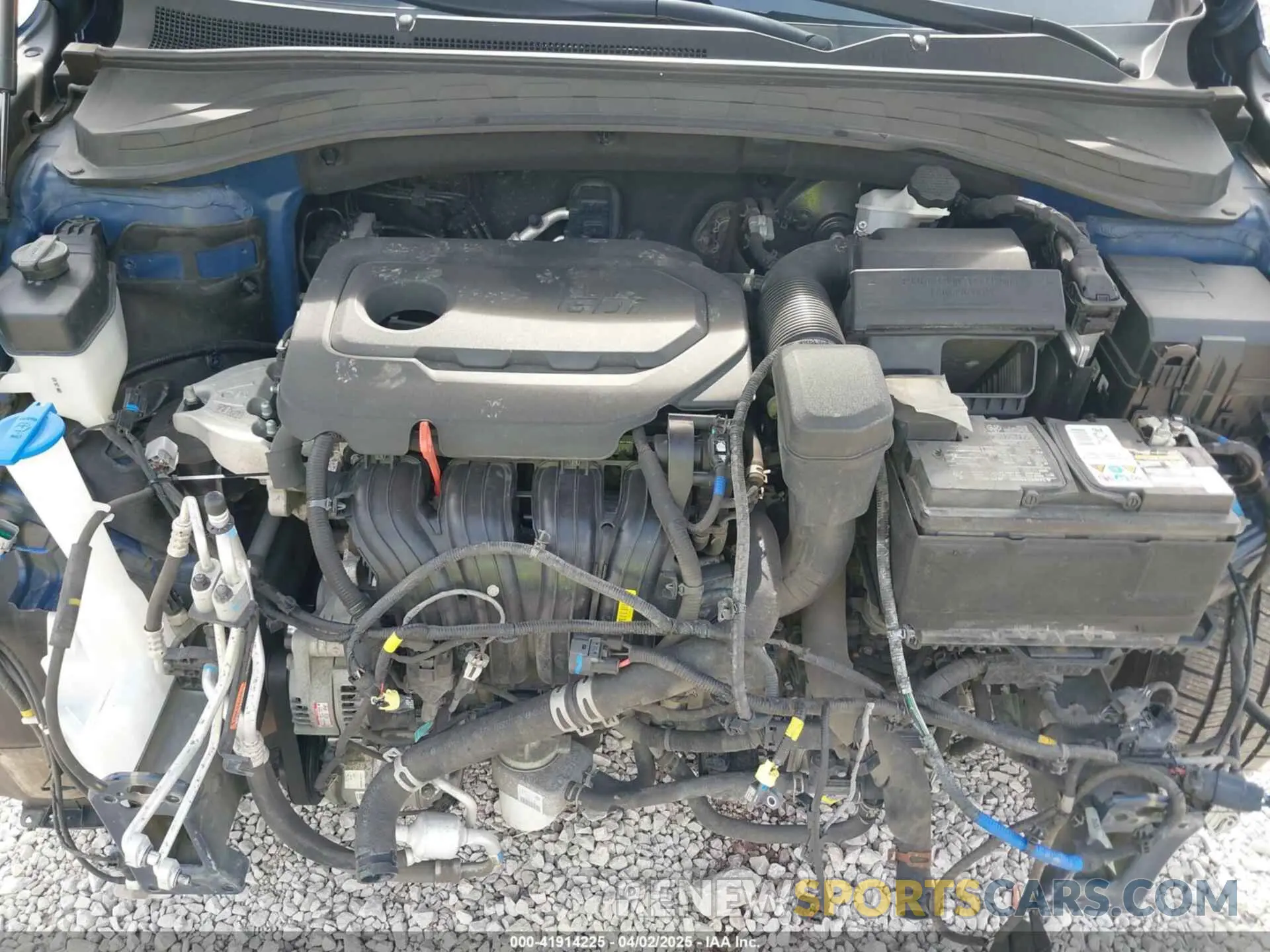 10 fotografías del automóvil dañado 5NMS2CAD1KH029273 HYUNDAI SANTA FE 2019
