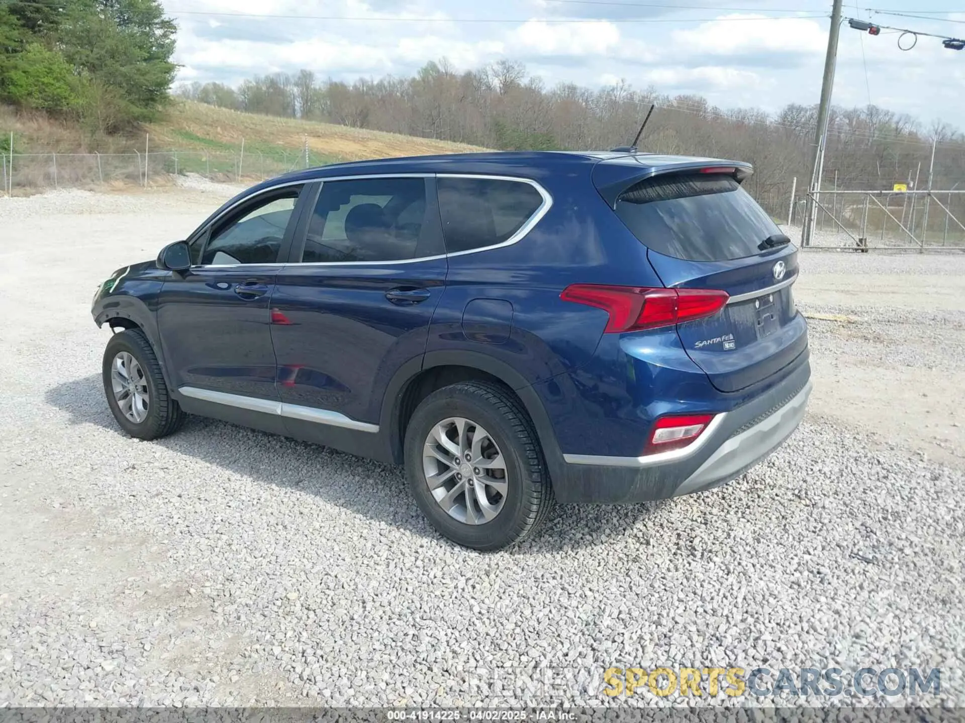 3 fotografías del automóvil dañado 5NMS2CAD1KH029273 HYUNDAI SANTA FE 2019