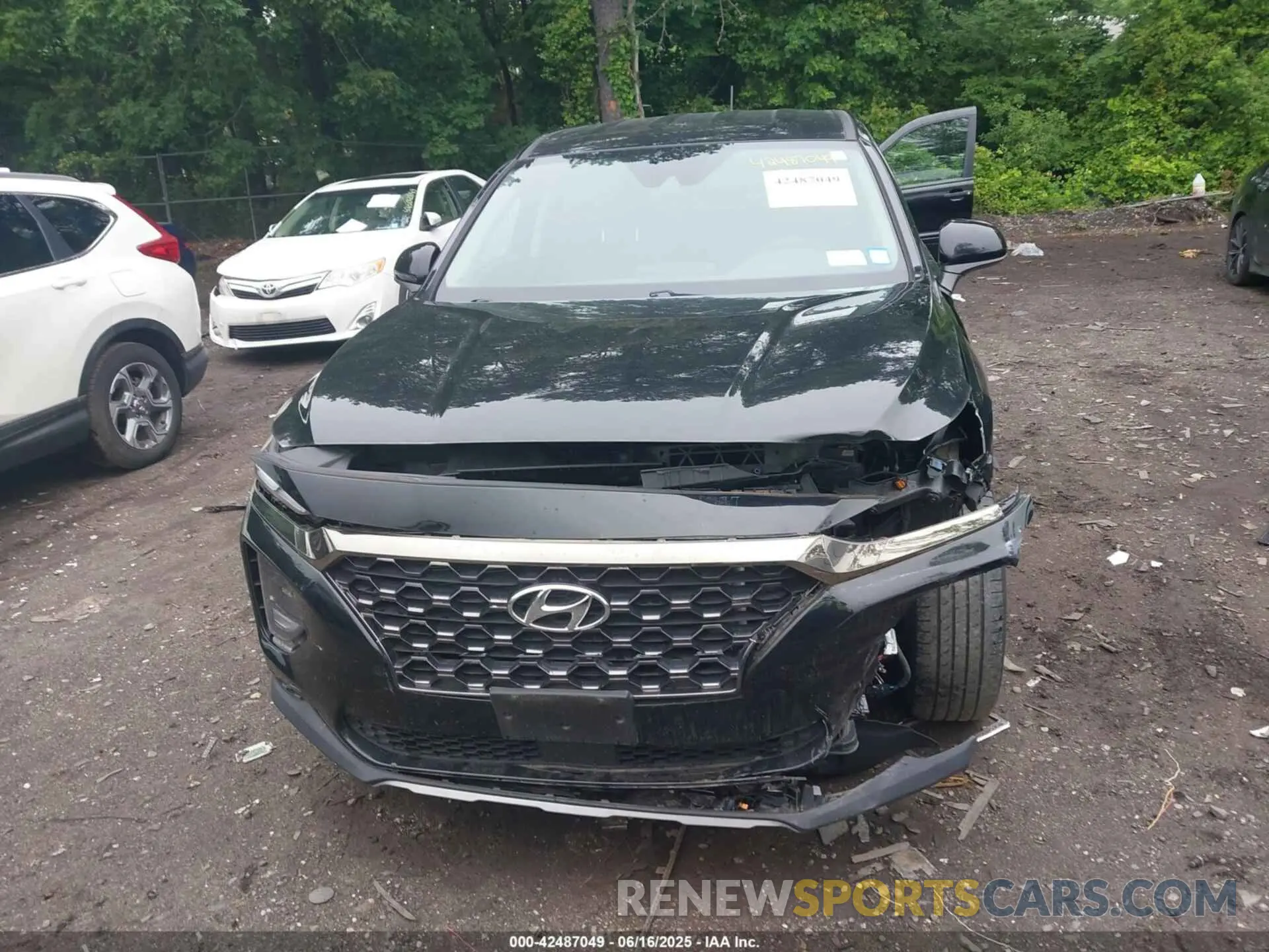 12 fotografías del automóvil dañado 5NMS2CAD1KH075069 HYUNDAI SANTA FE 2019