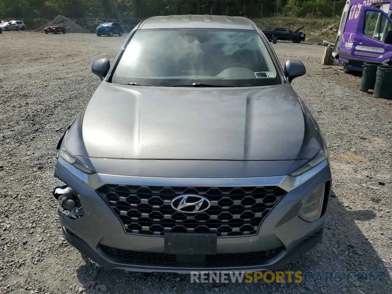 5 fotografías del automóvil dañado 5NMS2CAD1KH082555 HYUNDAI SANTA FE 2019
