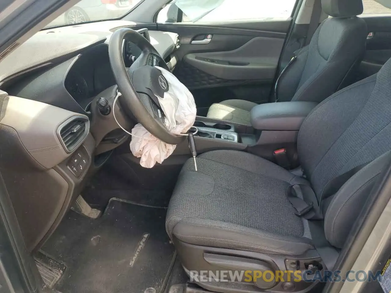 7 fotografías del automóvil dañado 5NMS2CAD1KH082555 HYUNDAI SANTA FE 2019