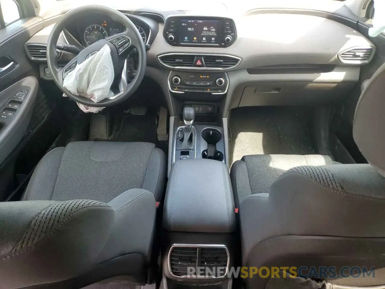 8 fotografías del automóvil dañado 5NMS2CAD1KH082555 HYUNDAI SANTA FE 2019