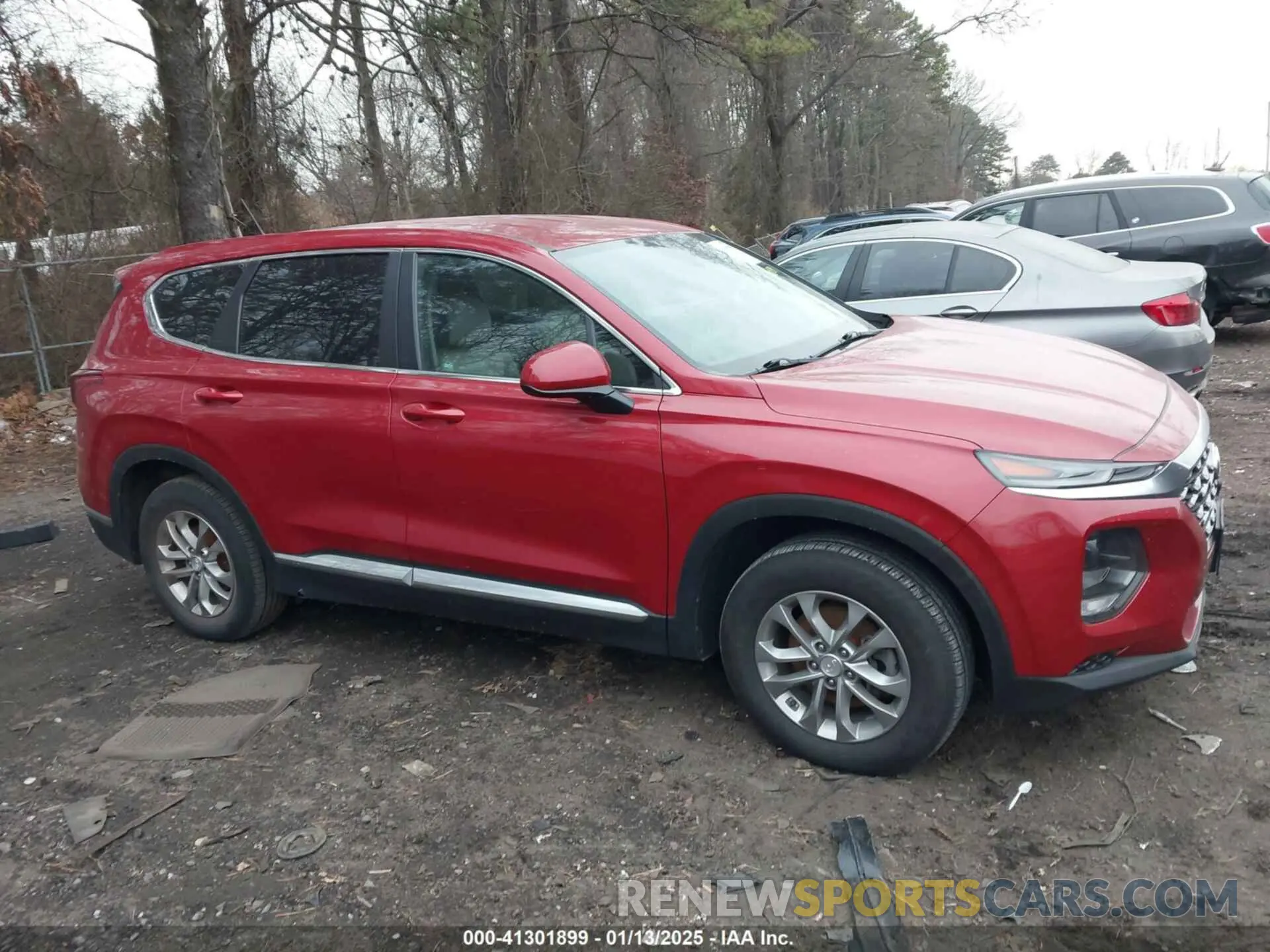 13 fotografías del automóvil dañado 5NMS2CAD1KH135724 HYUNDAI SANTA FE 2019