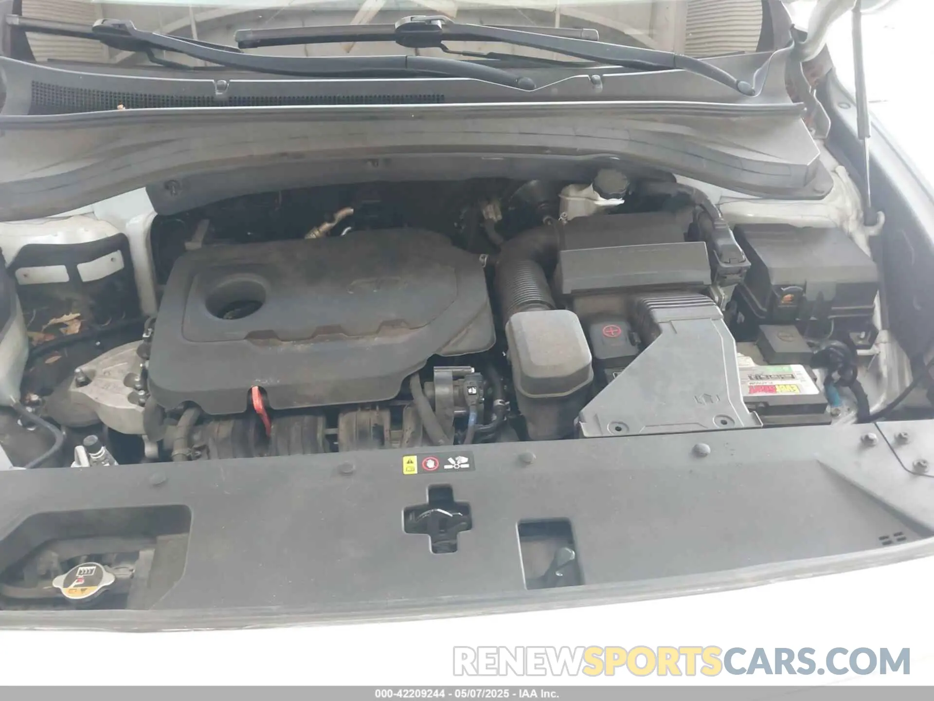 10 fotografías del automóvil dañado 5NMS2CAD2KH027290 HYUNDAI SANTA FE 2019