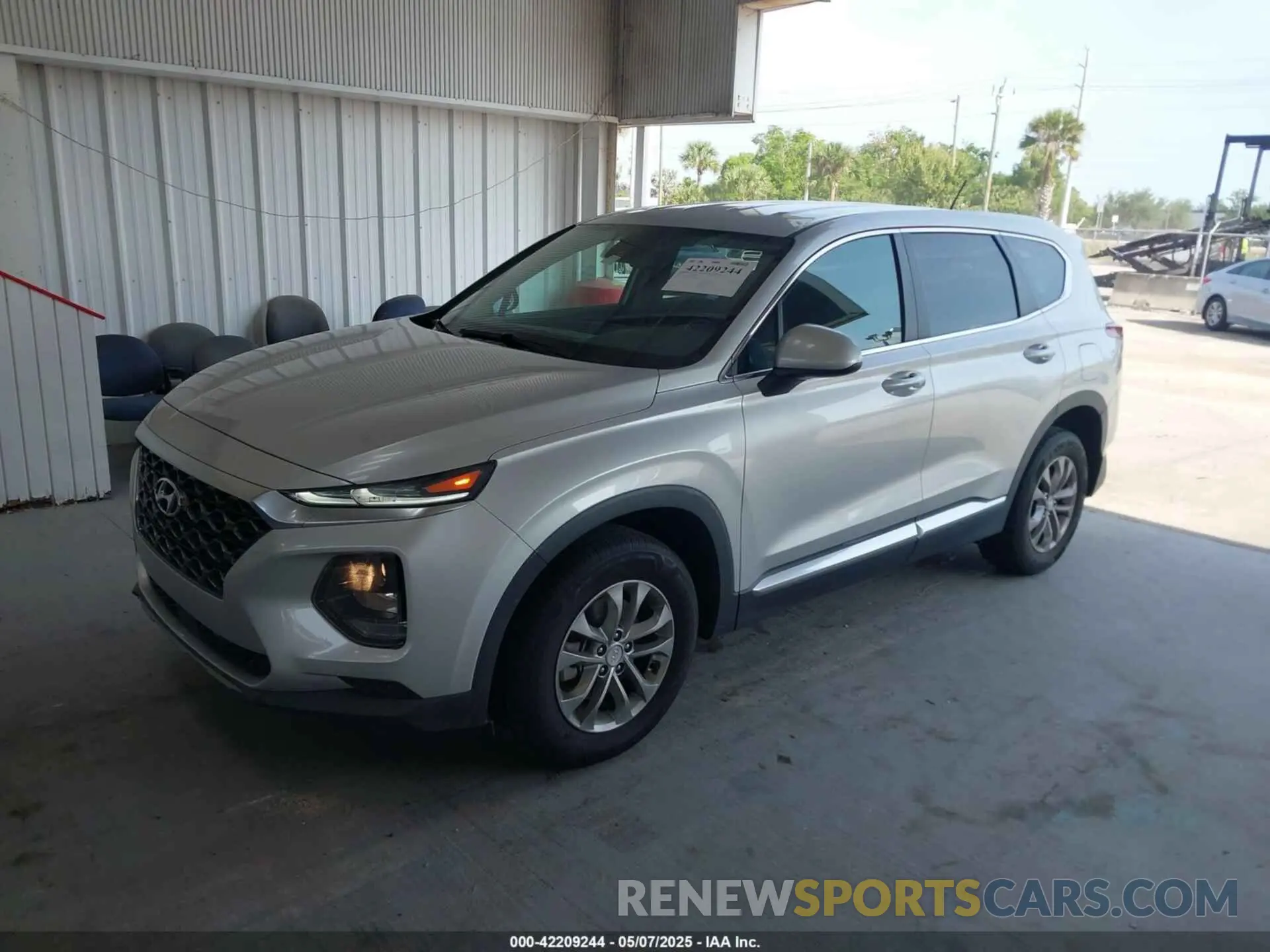 2 fotografías del automóvil dañado 5NMS2CAD2KH027290 HYUNDAI SANTA FE 2019
