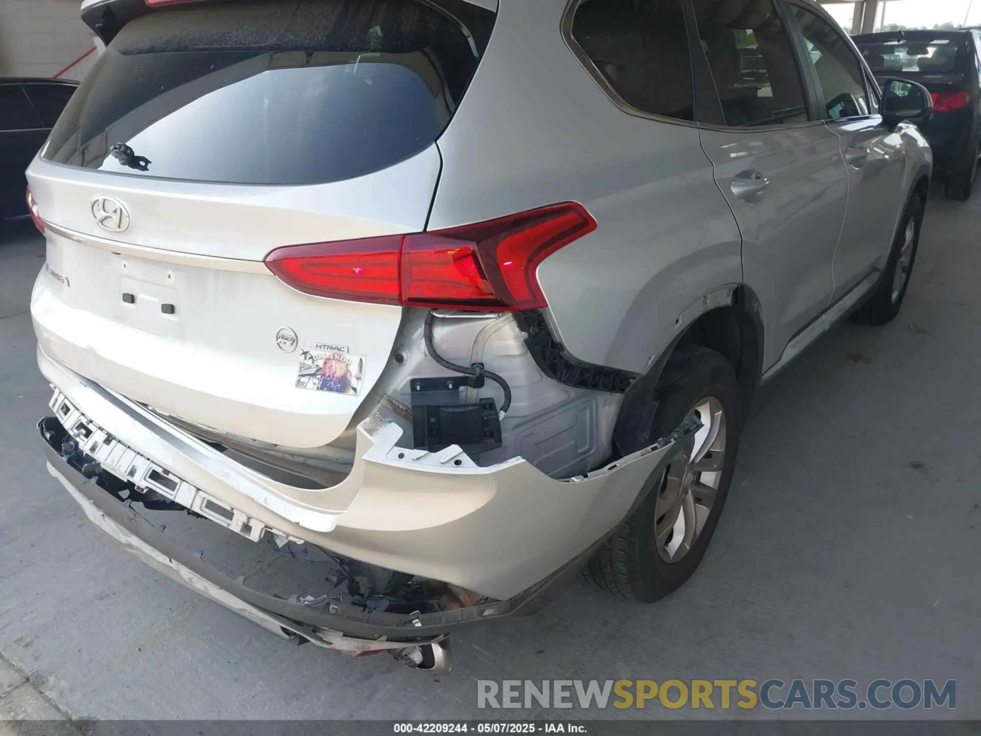 6 fotografías del automóvil dañado 5NMS2CAD2KH027290 HYUNDAI SANTA FE 2019