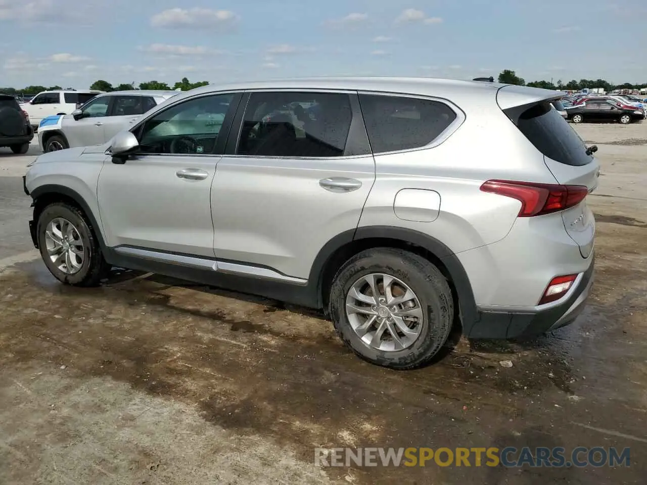 2 fotografías del automóvil dañado 5NMS2CAD3KH105642 HYUNDAI SANTA FE 2019