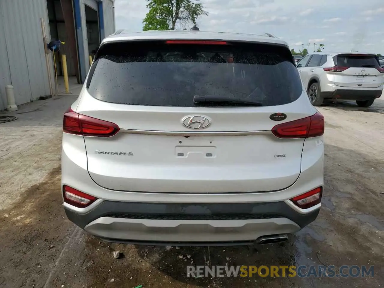 6 fotografías del automóvil dañado 5NMS2CAD3KH105642 HYUNDAI SANTA FE 2019