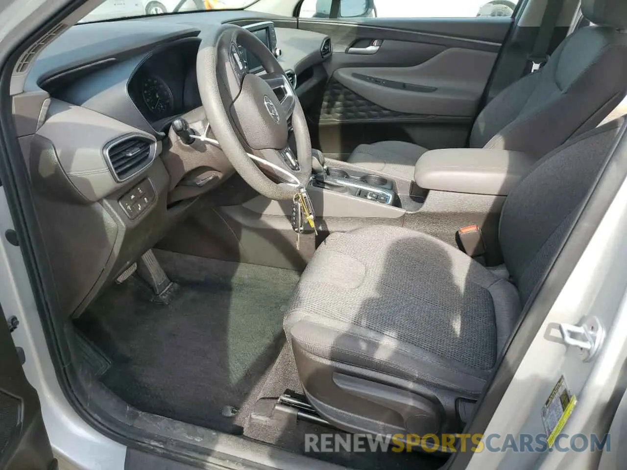 7 fotografías del automóvil dañado 5NMS2CAD3KH105642 HYUNDAI SANTA FE 2019