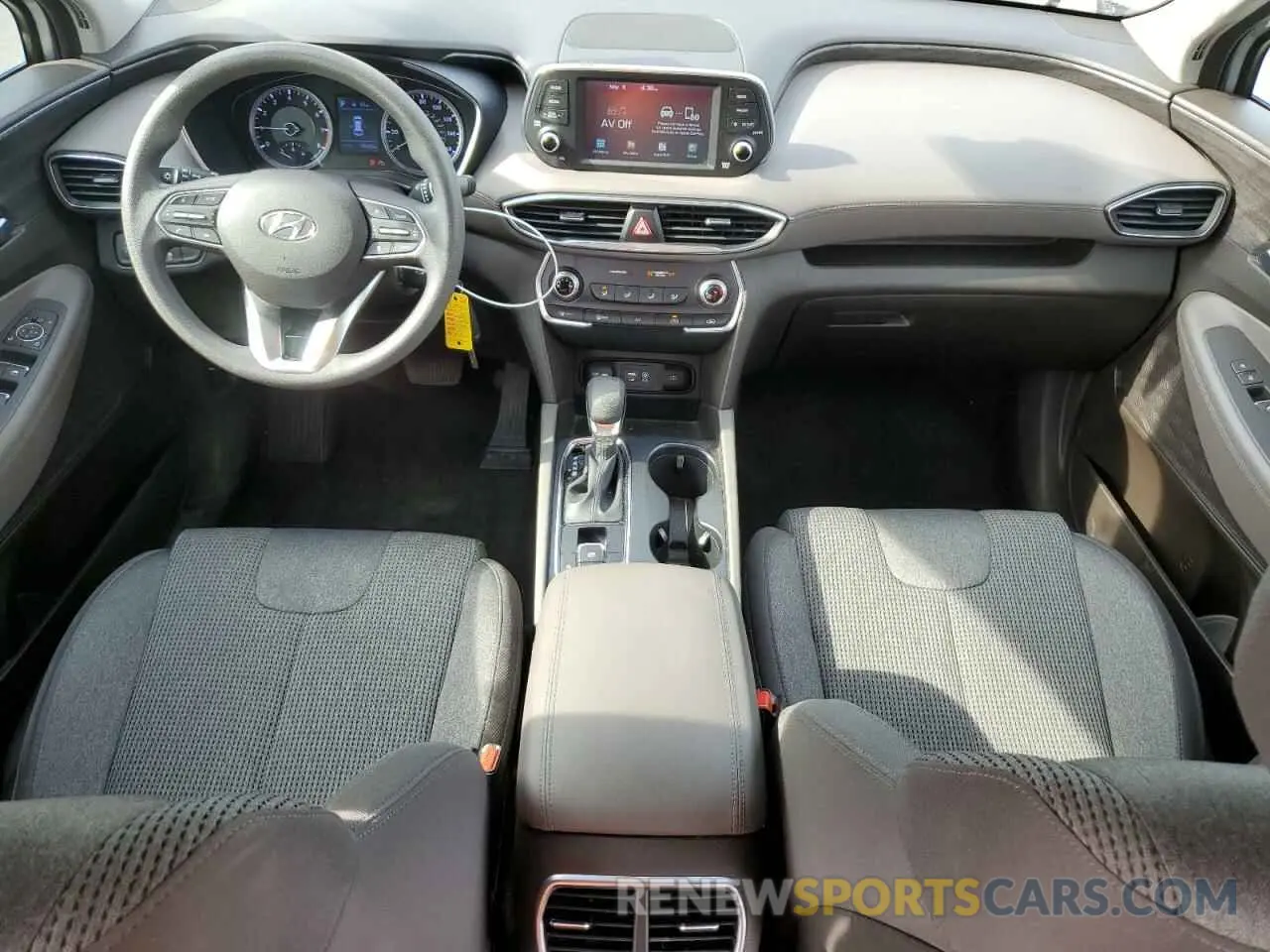 8 fotografías del automóvil dañado 5NMS2CAD3KH105642 HYUNDAI SANTA FE 2019