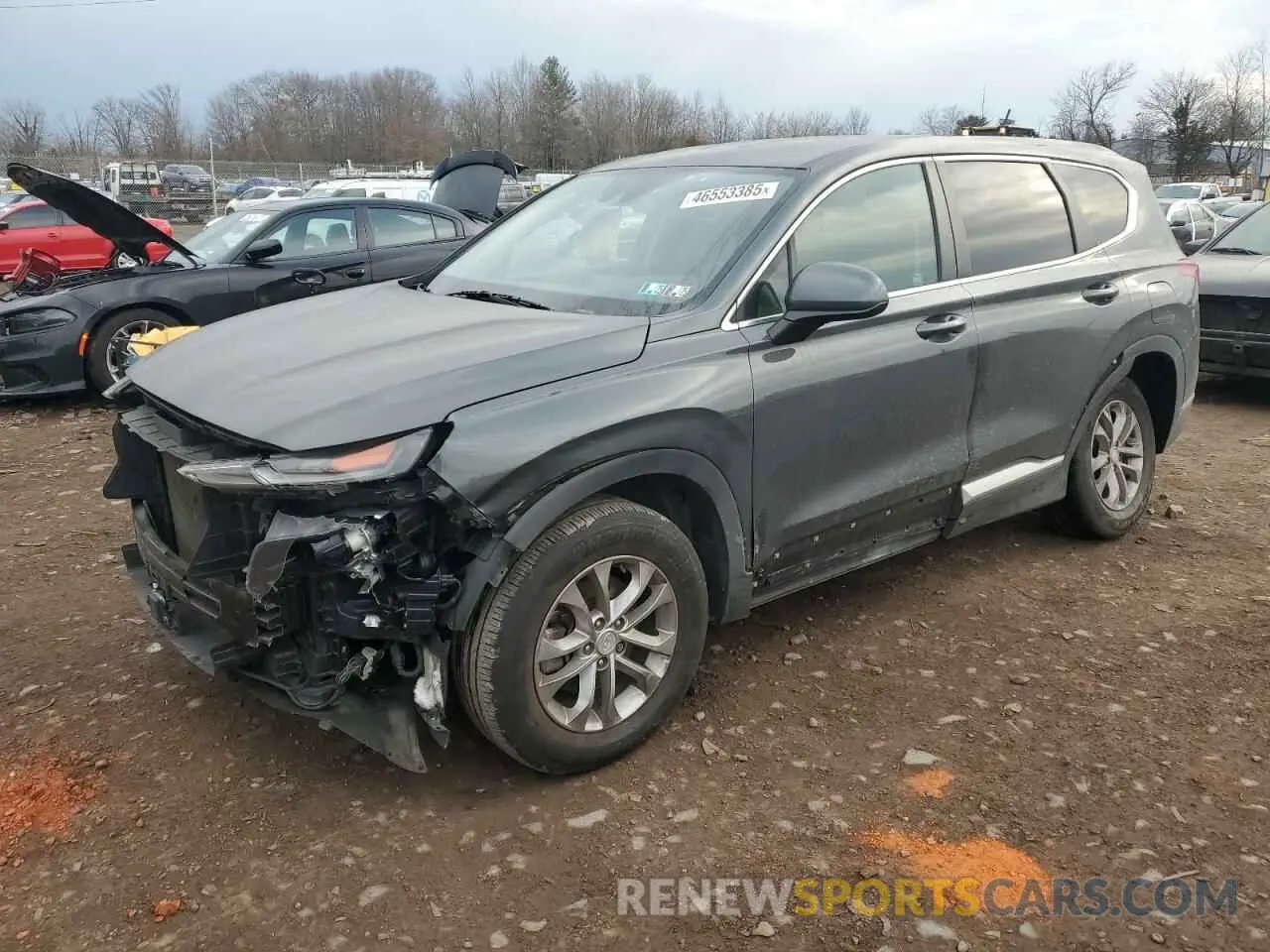 1 fotografías del automóvil dañado 5NMS2CAD4KH067130 HYUNDAI SANTA FE 2019