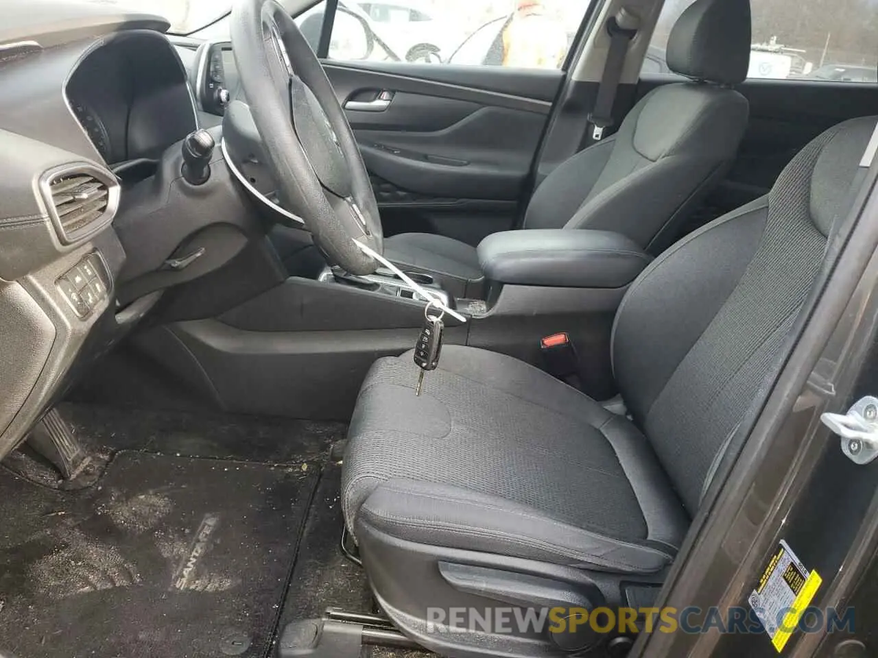 7 fotografías del automóvil dañado 5NMS2CAD4KH067130 HYUNDAI SANTA FE 2019