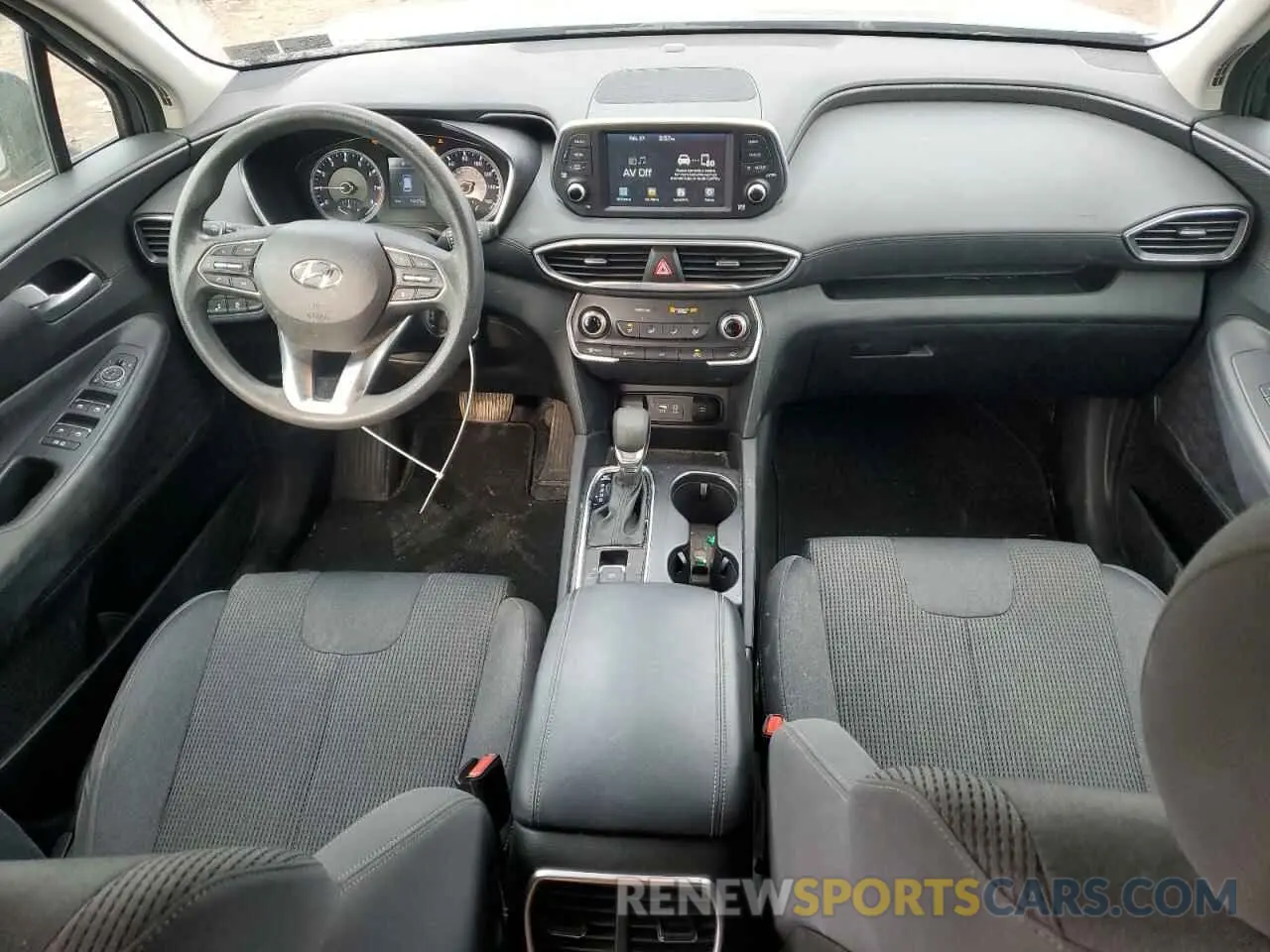 8 fotografías del automóvil dañado 5NMS2CAD4KH067130 HYUNDAI SANTA FE 2019
