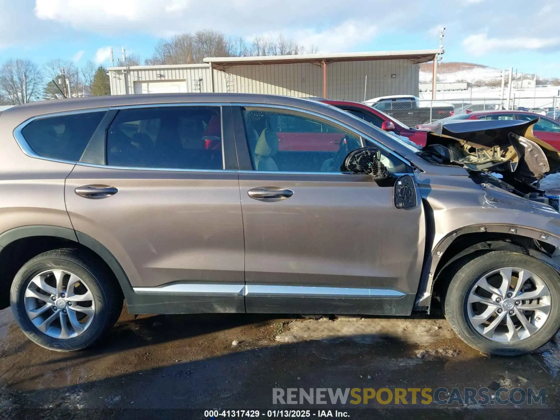 14 fotografías del automóvil dañado 5NMS2CAD4KH089712 HYUNDAI SANTA FE 2019