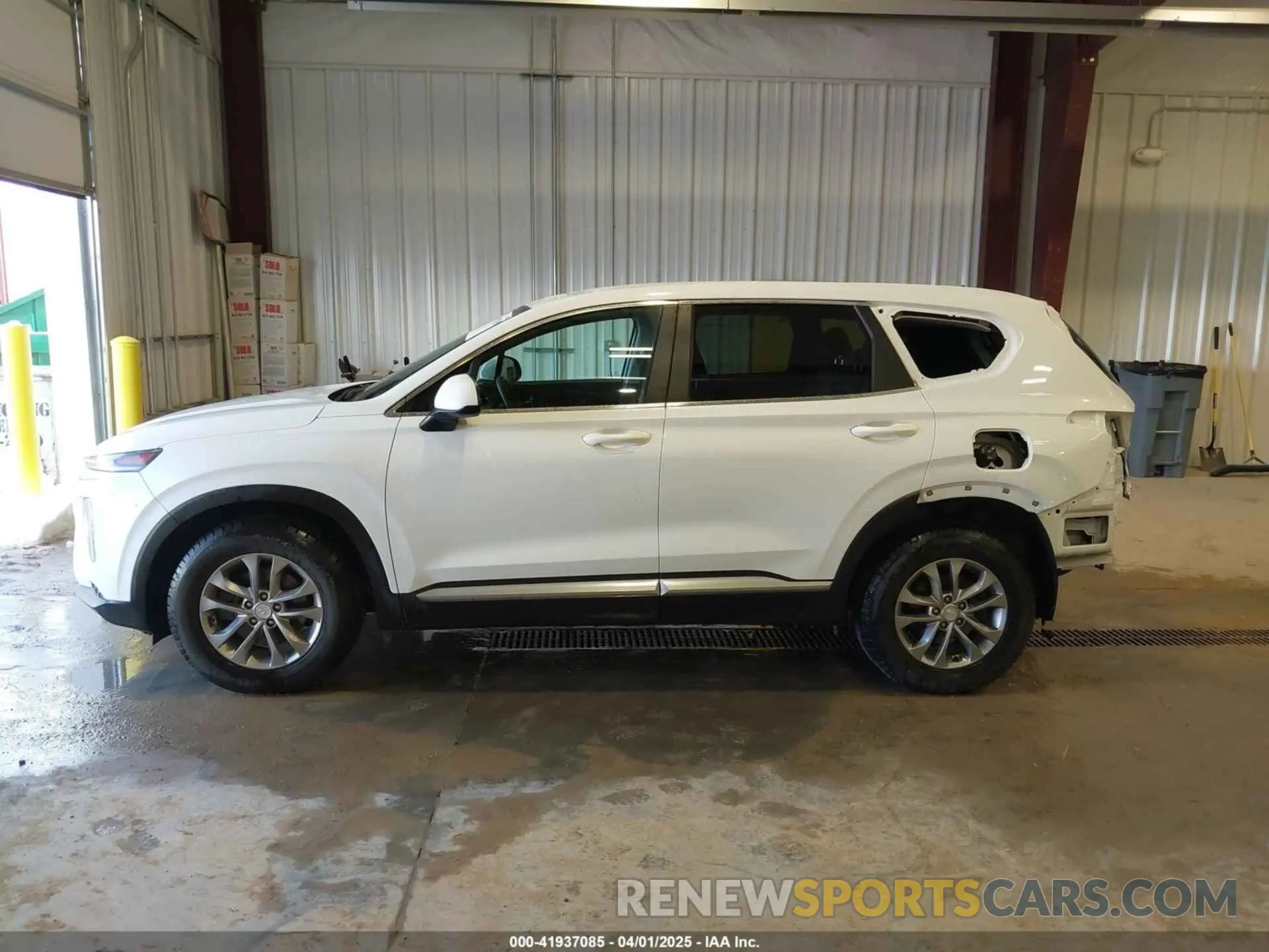 15 fotografías del automóvil dañado 5NMS2CAD4KH120957 HYUNDAI SANTA FE 2019