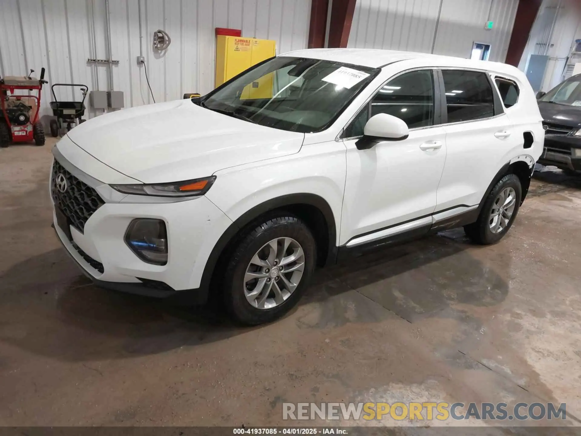 2 fotografías del automóvil dañado 5NMS2CAD4KH120957 HYUNDAI SANTA FE 2019