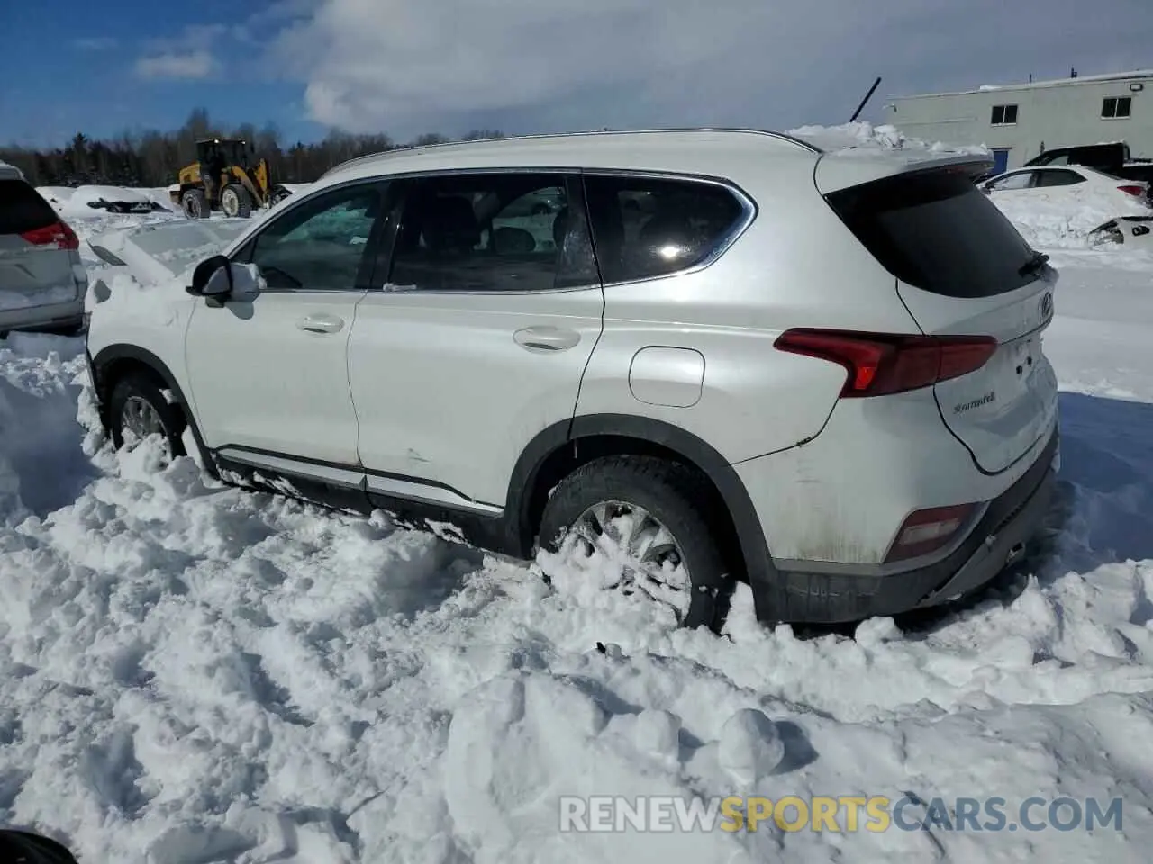 2 fotografías del automóvil dañado 5NMS2CAD4KH123776 HYUNDAI SANTA FE 2019