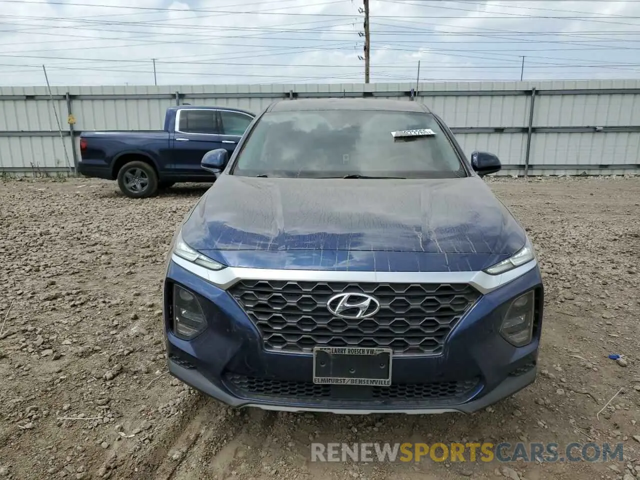 5 fotografías del automóvil dañado 5NMS2CAD4KH125270 HYUNDAI SANTA FE 2019
