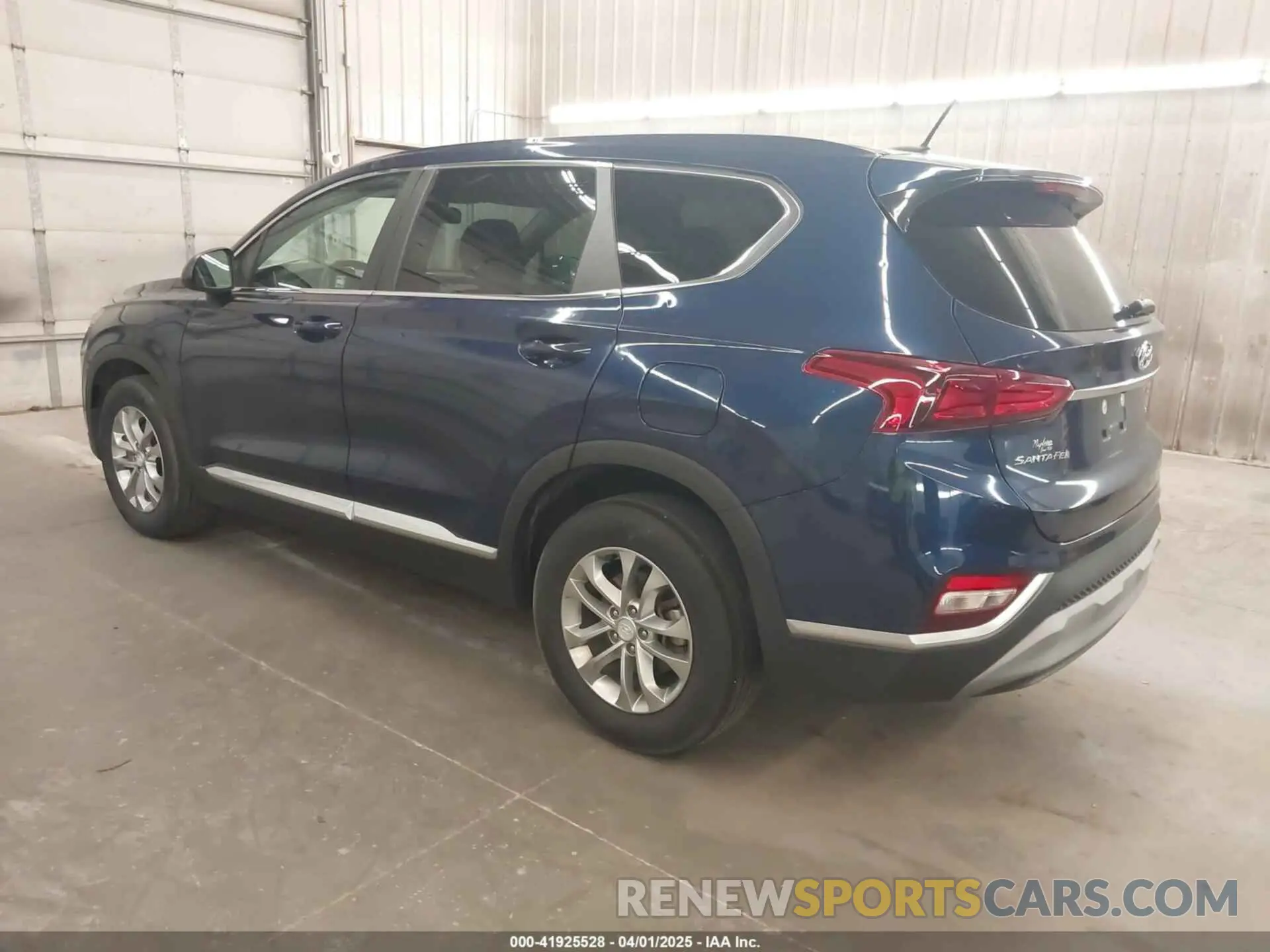 3 fotografías del automóvil dañado 5NMS2CAD4KH125897 HYUNDAI SANTA FE 2019
