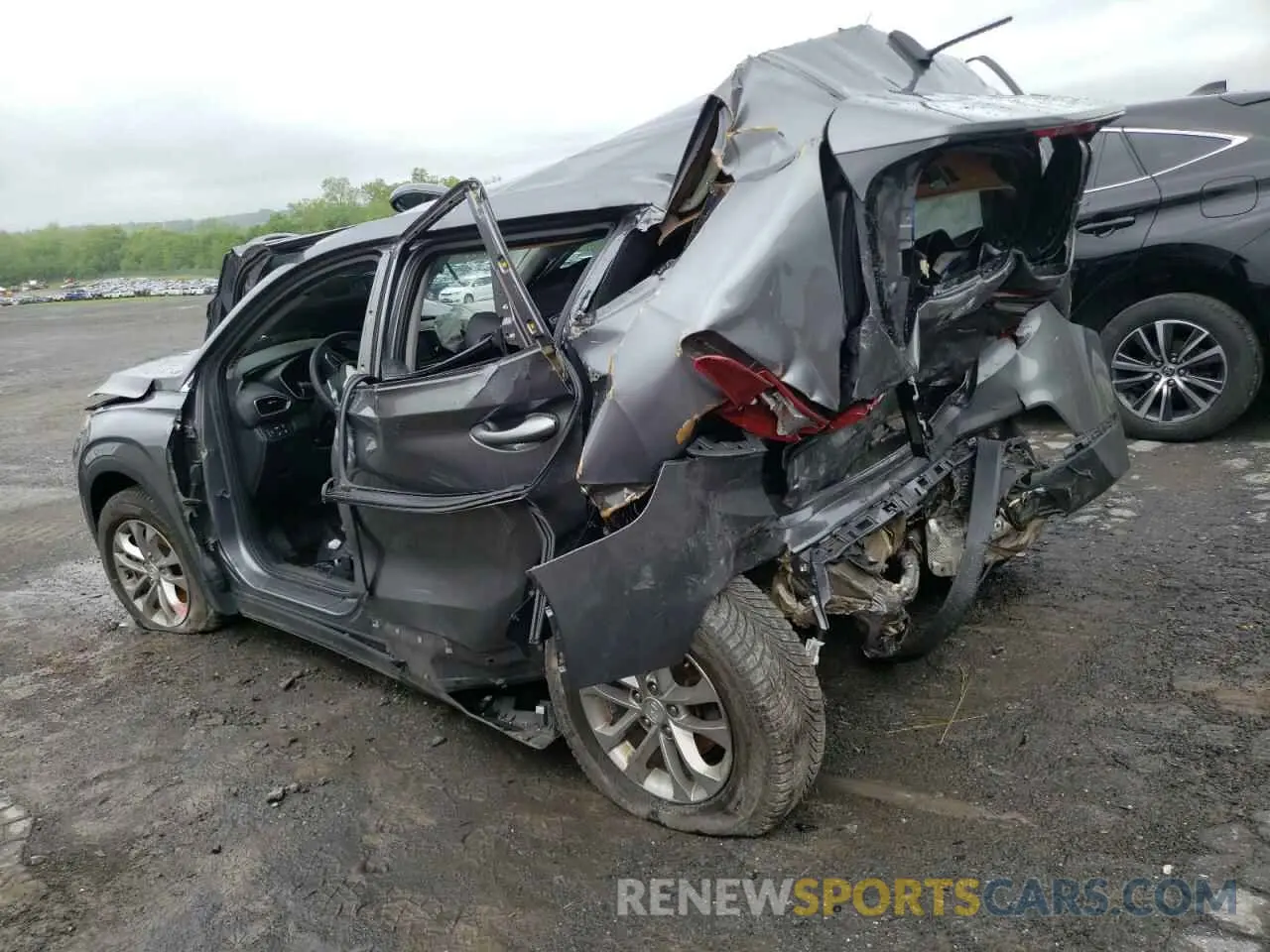 2 fotografías del automóvil dañado 5NMS2CAD6KH011433 HYUNDAI SANTA FE 2019