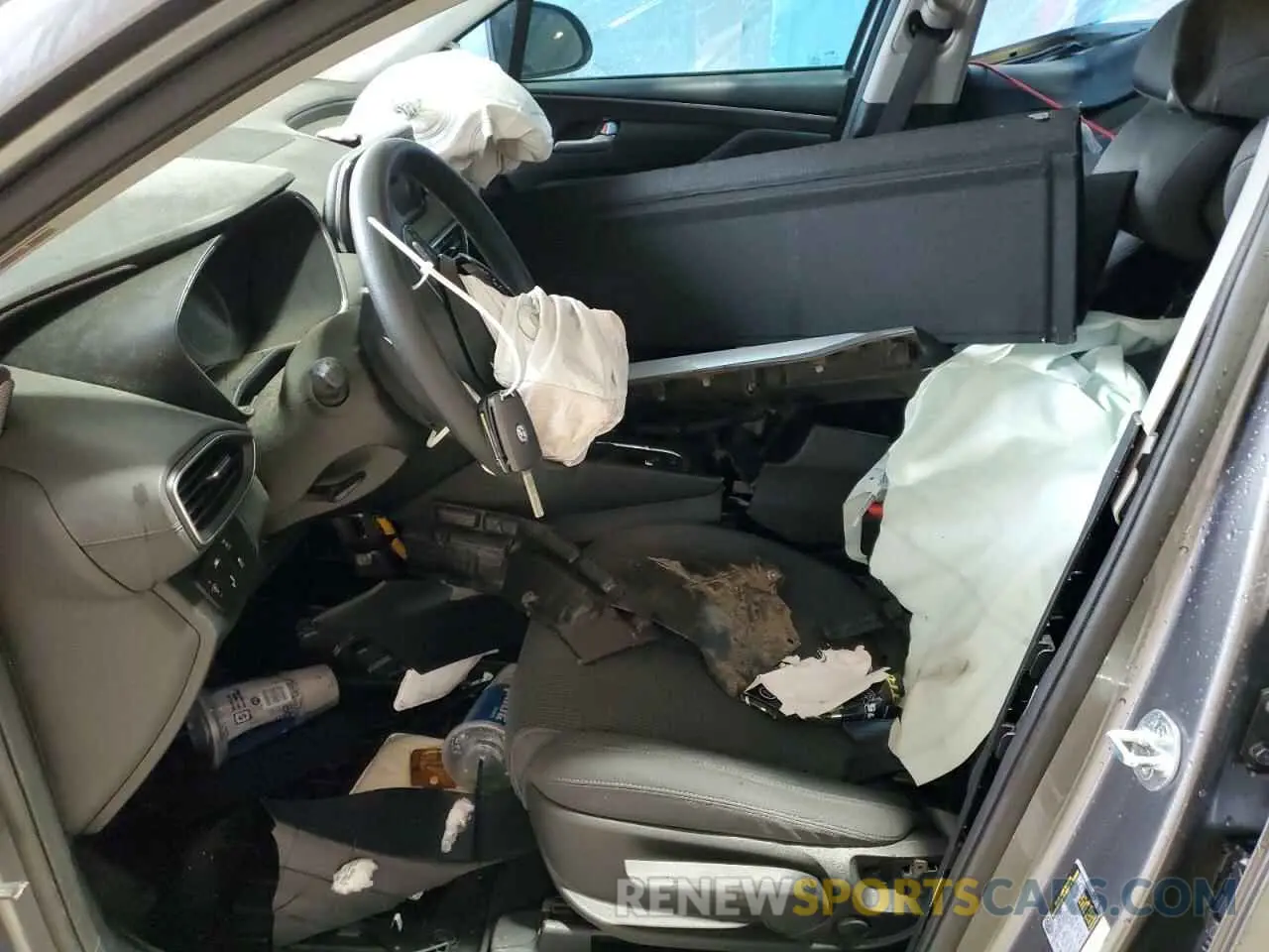 7 fotografías del automóvil dañado 5NMS2CAD6KH011433 HYUNDAI SANTA FE 2019