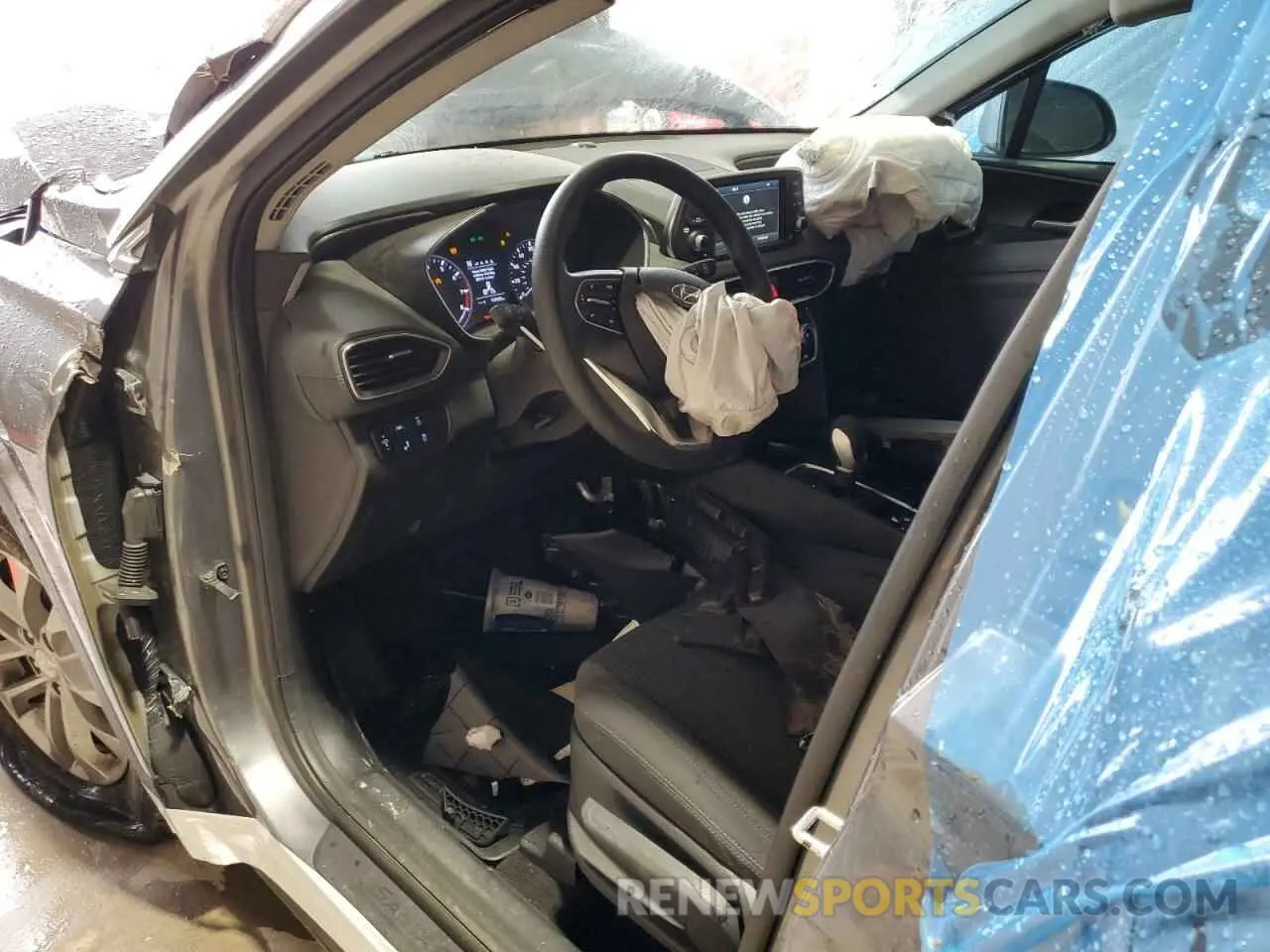 8 fotografías del automóvil dañado 5NMS2CAD6KH011433 HYUNDAI SANTA FE 2019