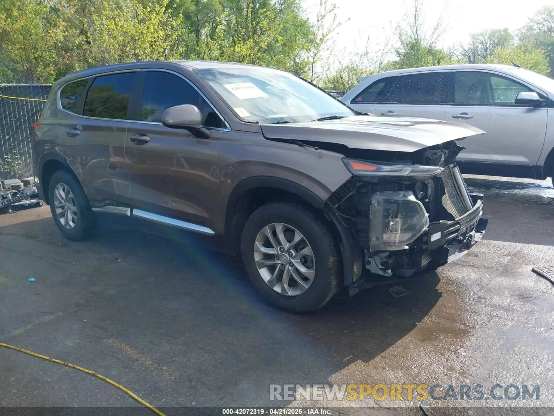 1 fotografías del automóvil dañado 5NMS2CAD6KH098590 HYUNDAI SANTA FE 2019