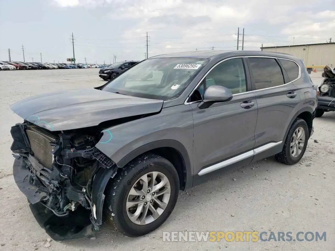1 fotografías del automóvil dañado 5NMS2CAD6KH120586 HYUNDAI SANTA FE 2019