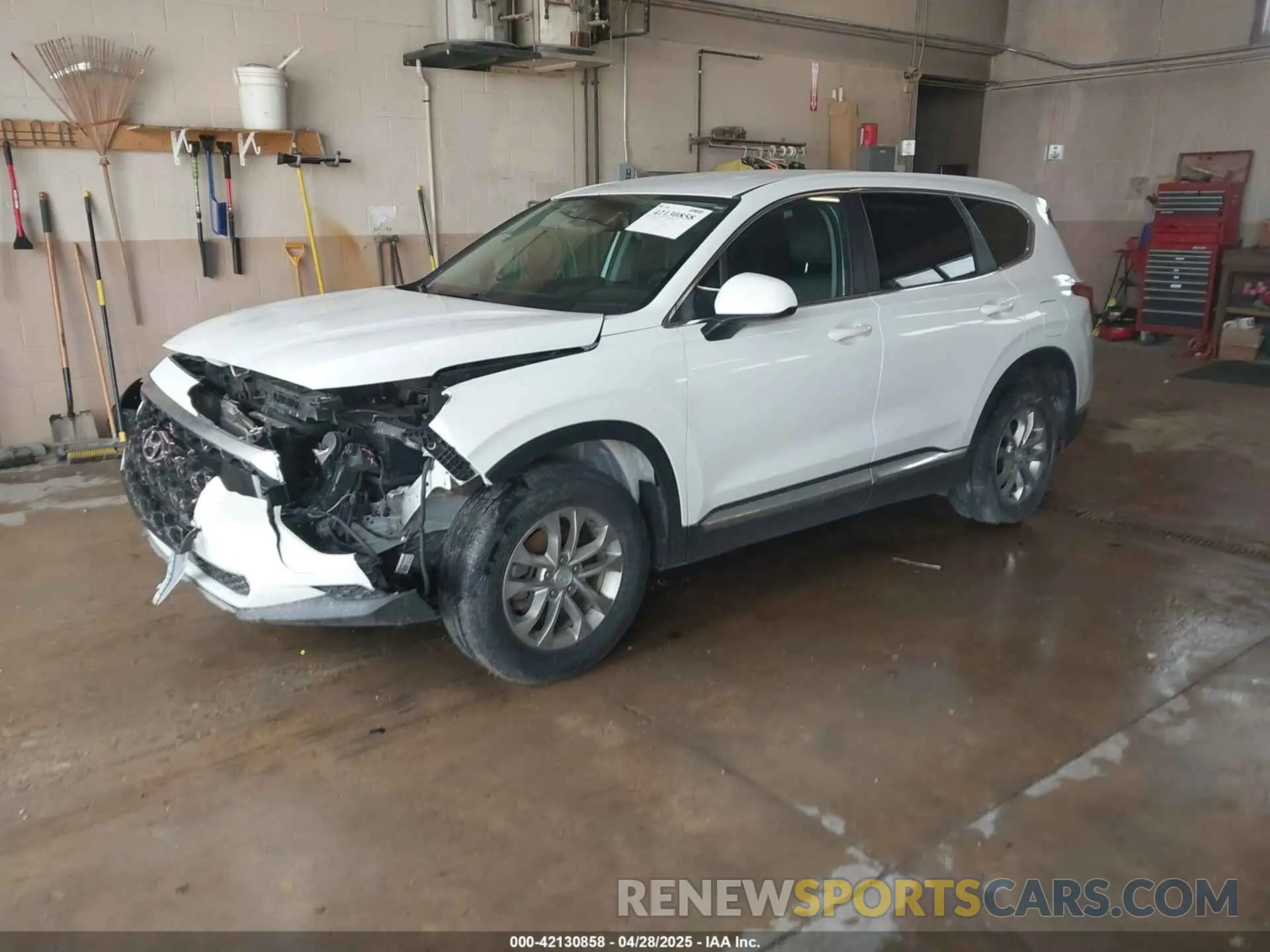 2 fotografías del automóvil dañado 5NMS2CAD6KH135413 HYUNDAI SANTA FE 2019