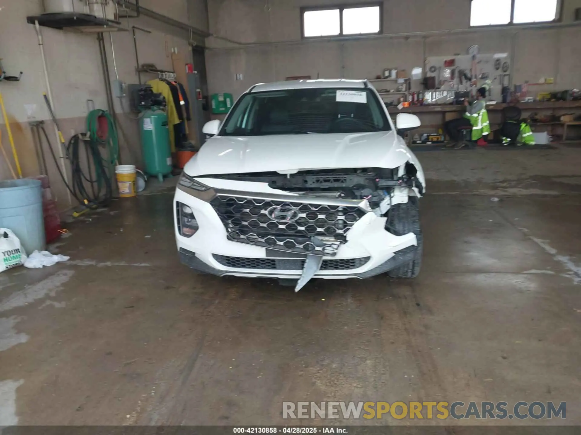 6 fotografías del automóvil dañado 5NMS2CAD6KH135413 HYUNDAI SANTA FE 2019