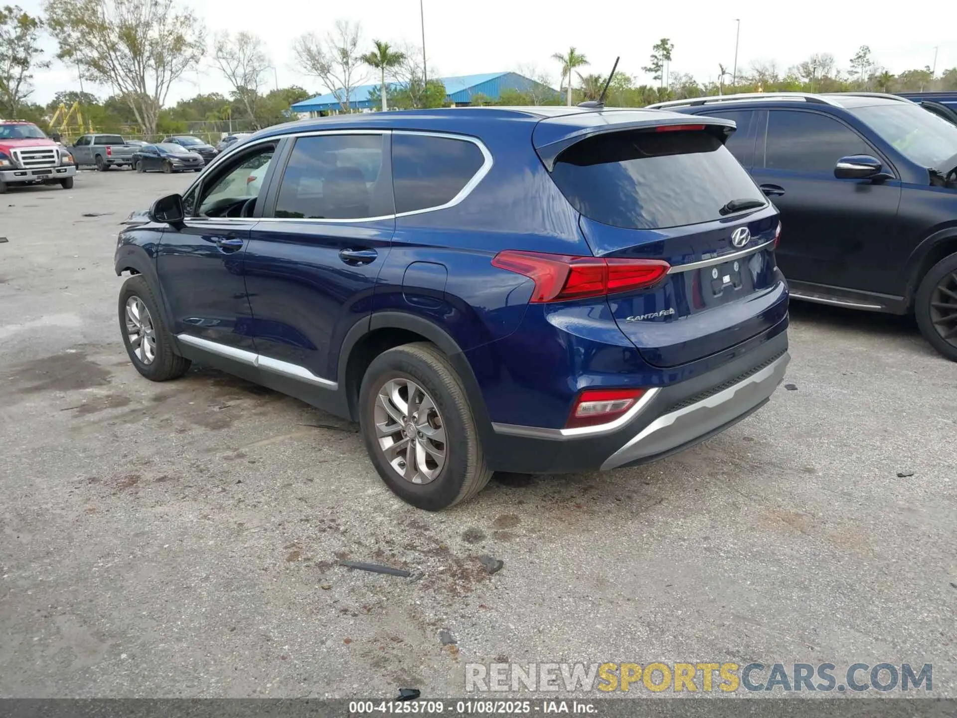 3 fotografías del automóvil dañado 5NMS2CAD7KH097951 HYUNDAI SANTA FE 2019