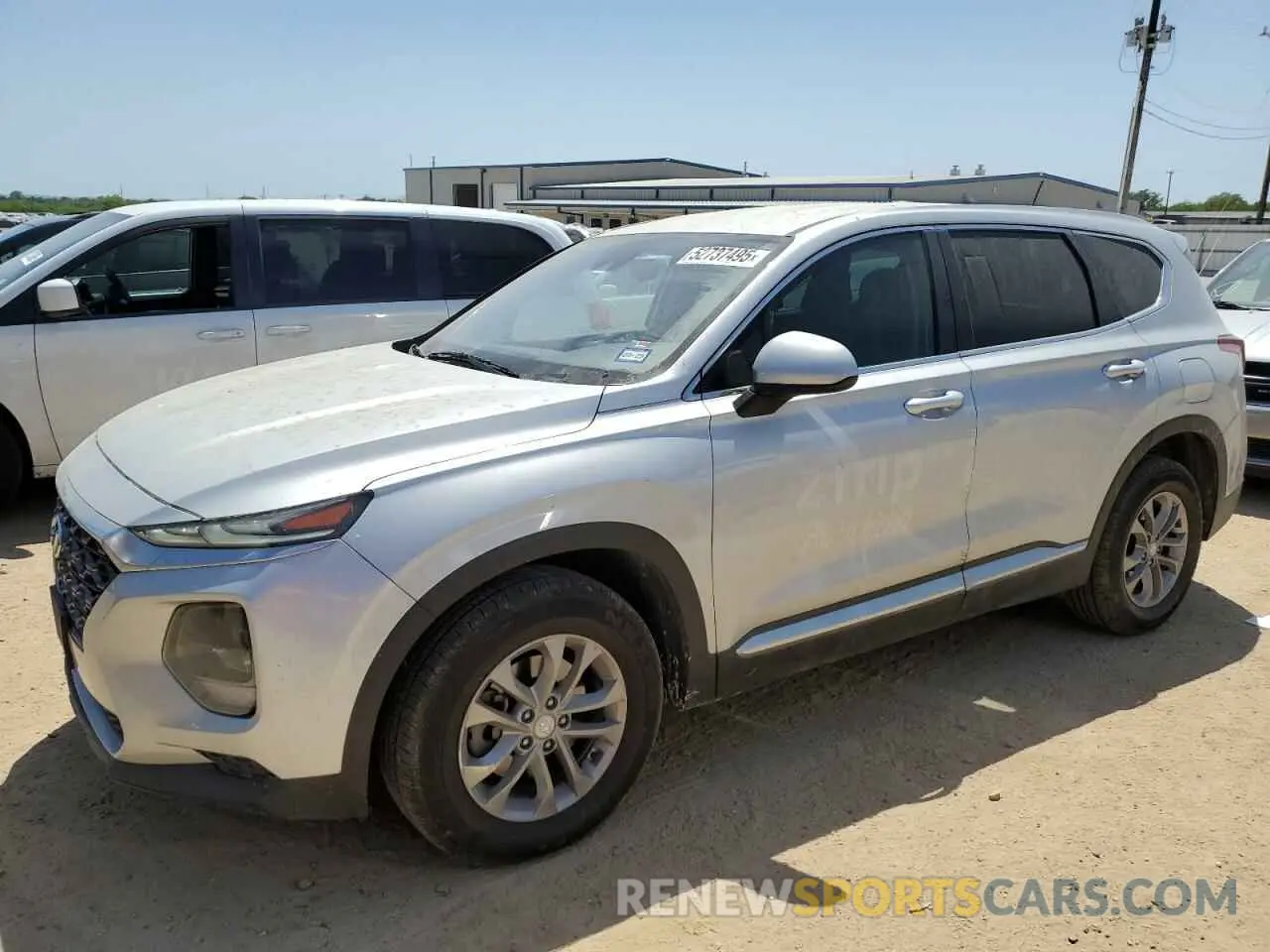 1 fotografías del automóvil dañado 5NMS2CAD8KH102705 HYUNDAI SANTA FE 2019